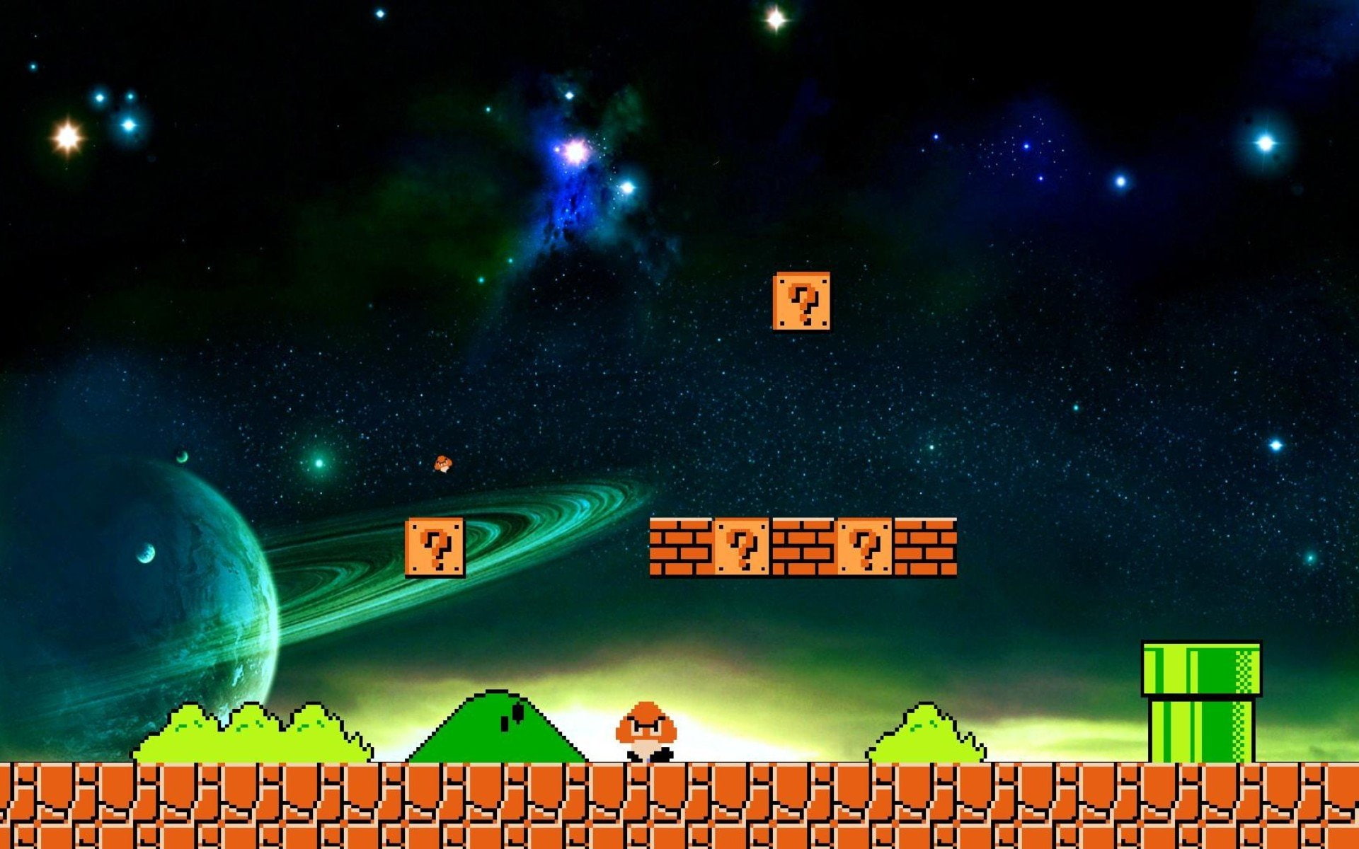 mario, video, clasico, 1080P, juego, bros, super, HD Wallpaper