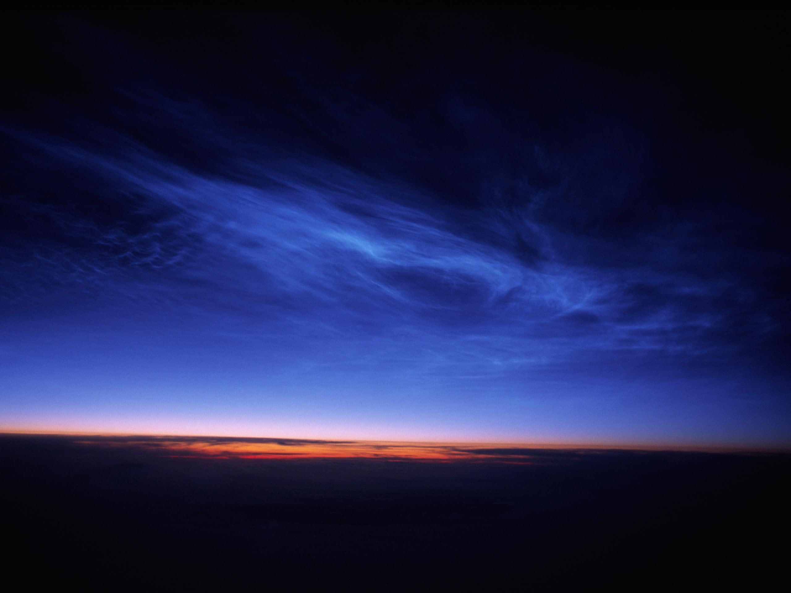 endless, 3d and abstract, eternity, cloud, colors, dark, nobody, 2K, blue, deep, HD Wallpaper