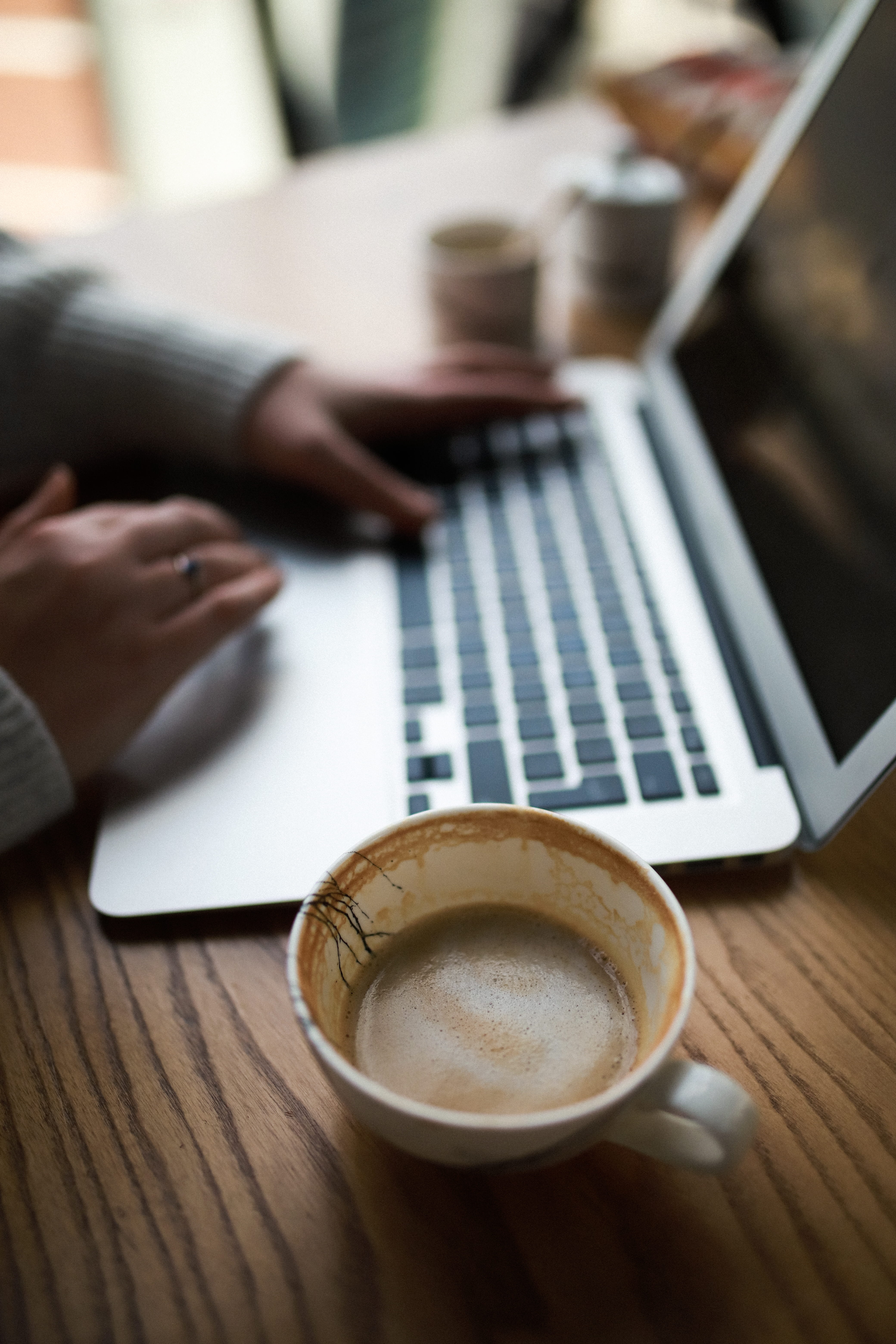 mug, technology, office, coffee, south africa, white, human hand, 5K, crossword puzzle, working, selective focus, minimalism, coffee - drink, one person, Phone HD Wallpaper