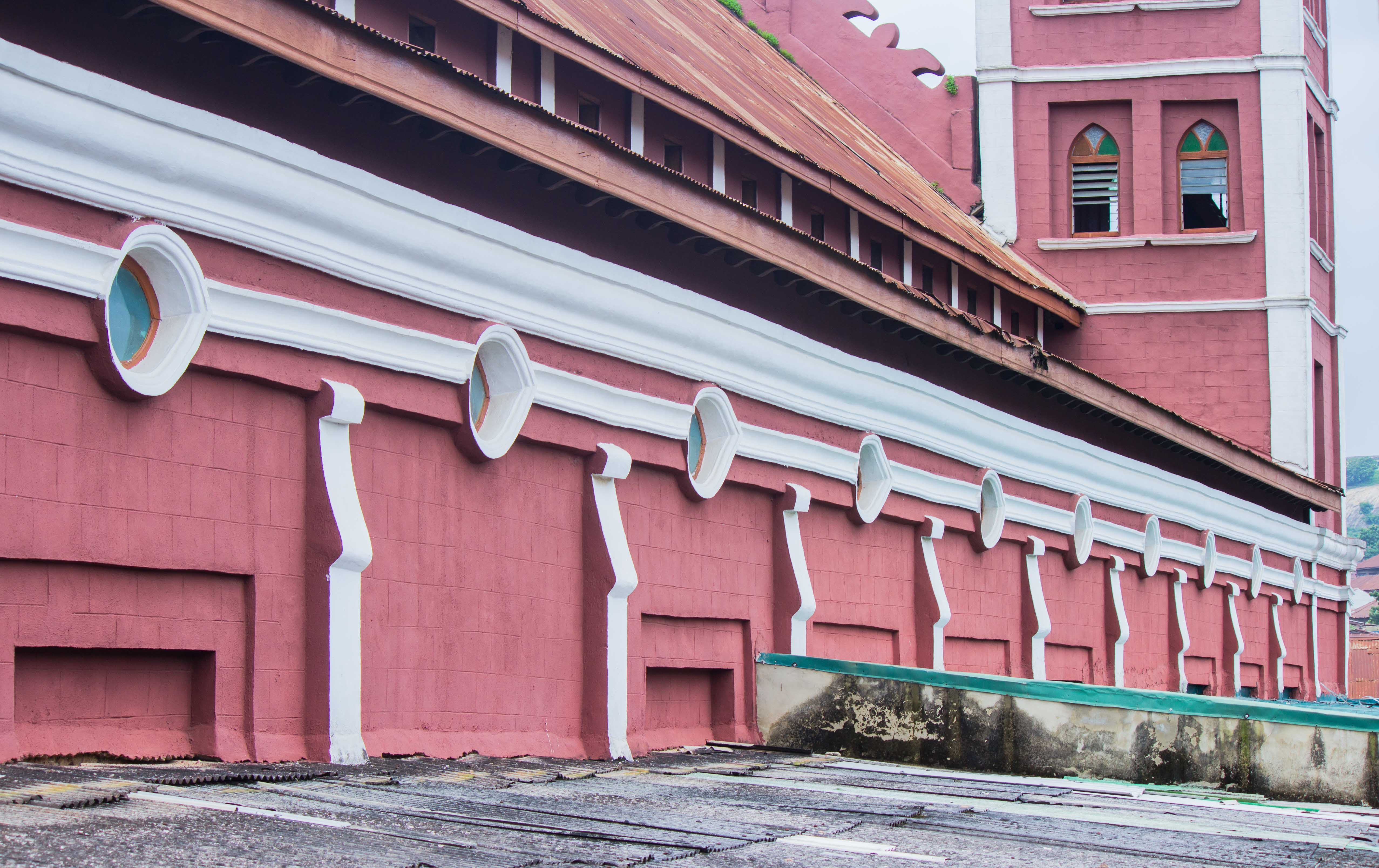 4K, buildings, roof, nigeria, building exterior, history, ogun state, entrance, residential district, city, architecture, architectural column, facade, HD Wallpaper