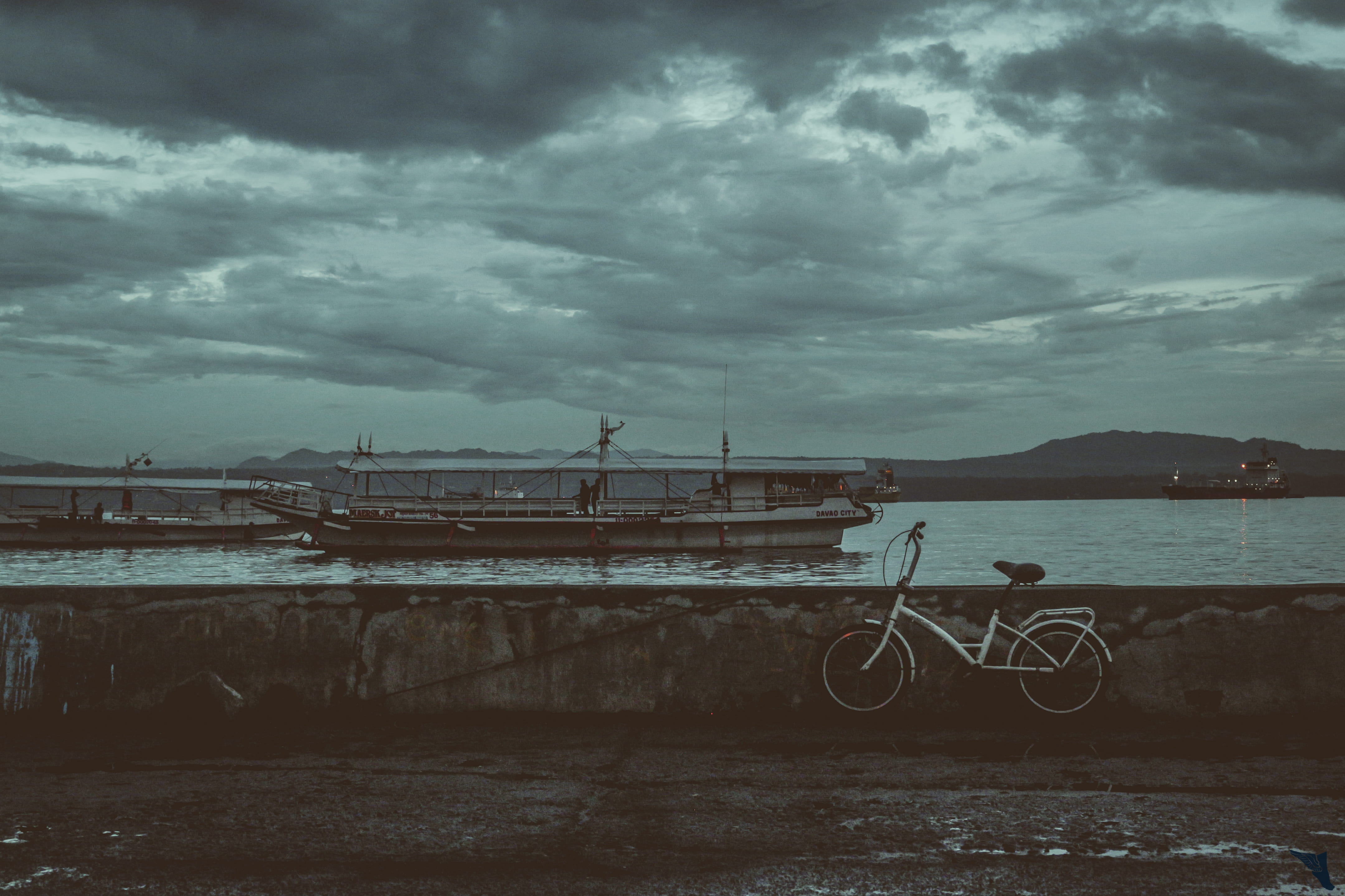 human, overcast, parking, sports, near, built structure, philippines, bike, outdoors, boat, machine, sky, cloud - sky, wheel, vehicle, bicycle, nature, HD Wallpaper