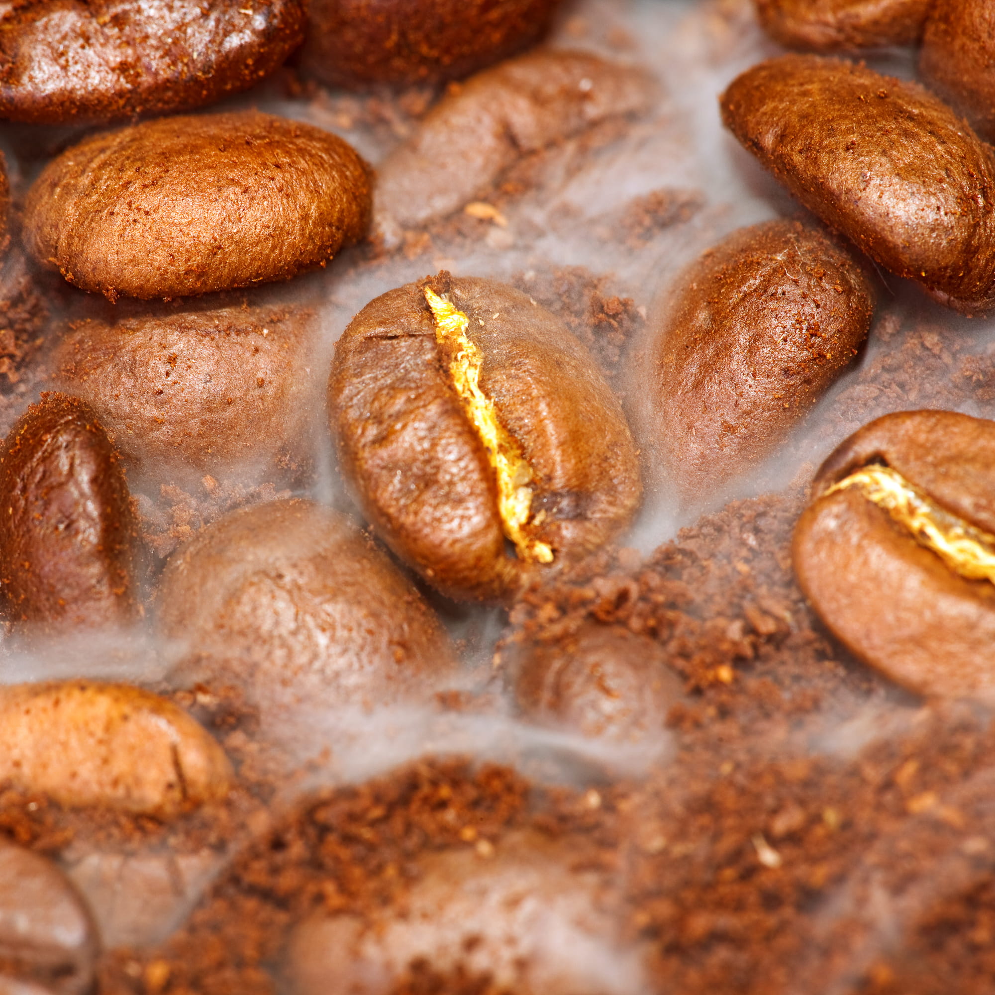 crushed, food, large group of objects, closeup, close-up, baked, coffe, selective focus, full frame, stimulant, energy, break, aroma, brown, cafe, indoors, Phone HD Wallpaper