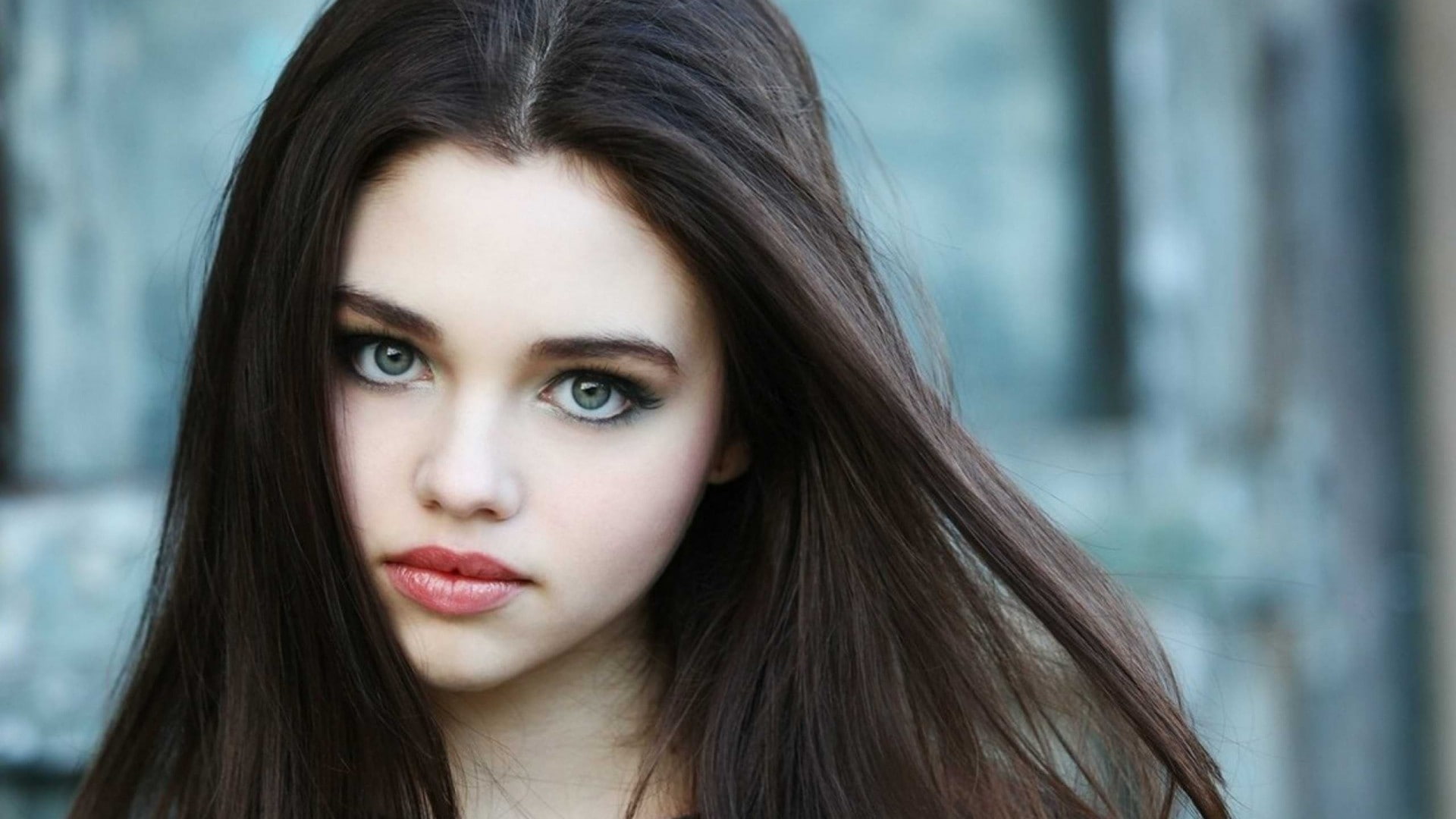 1080P, women, face, India Eisley, HD Wallpaper