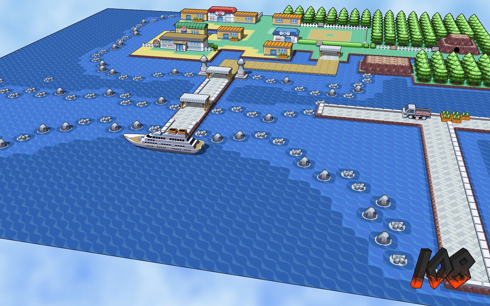 1080P, Pokemon: FireRed and LeafGreen, Pokémon, HD Wallpaper