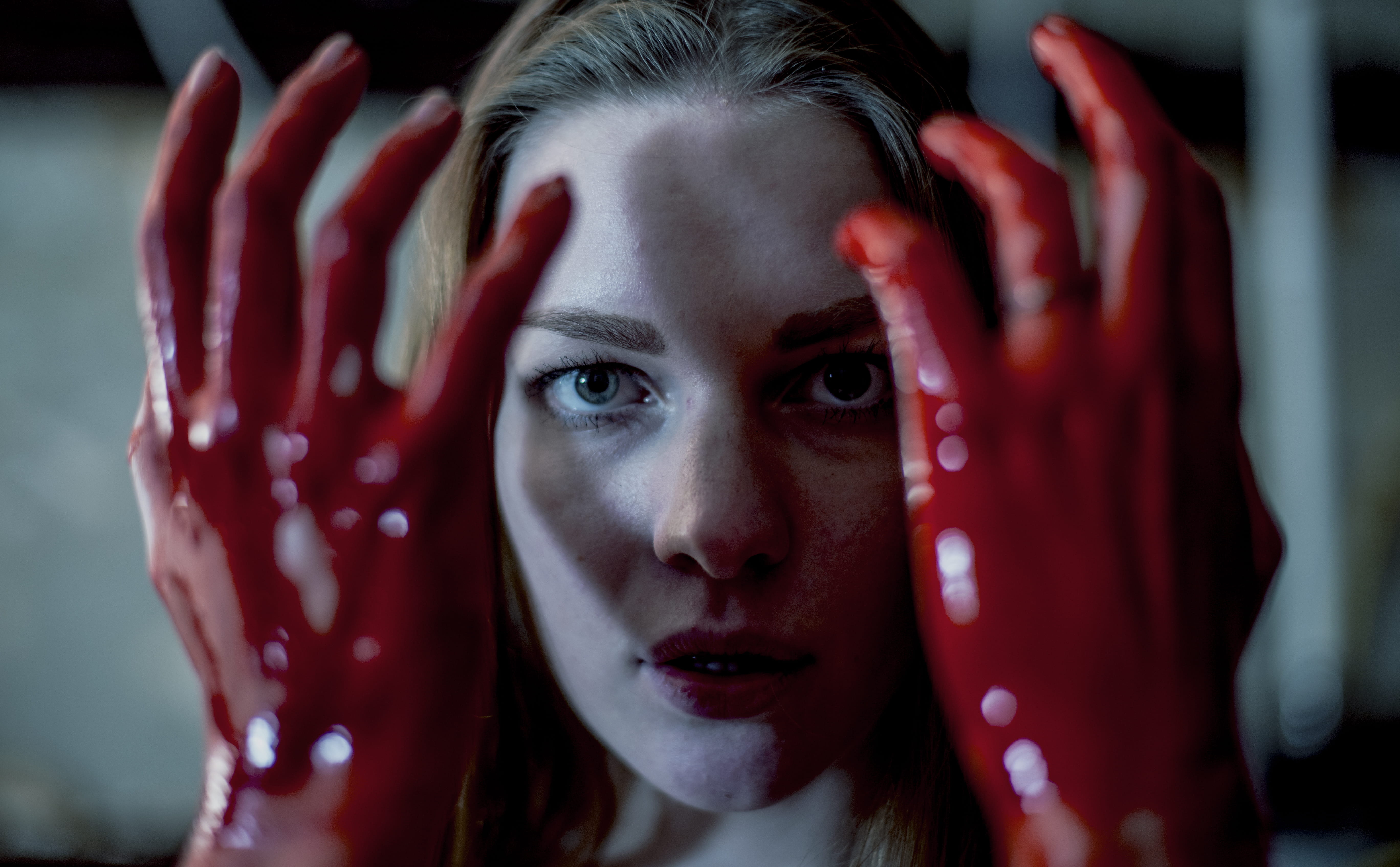 face, beauty, young women, lady macbeth, human face, macbeth, human hand, adult, 5K, woman, headshot, blood, front view, canada, women, focus on foreground, HD Wallpaper