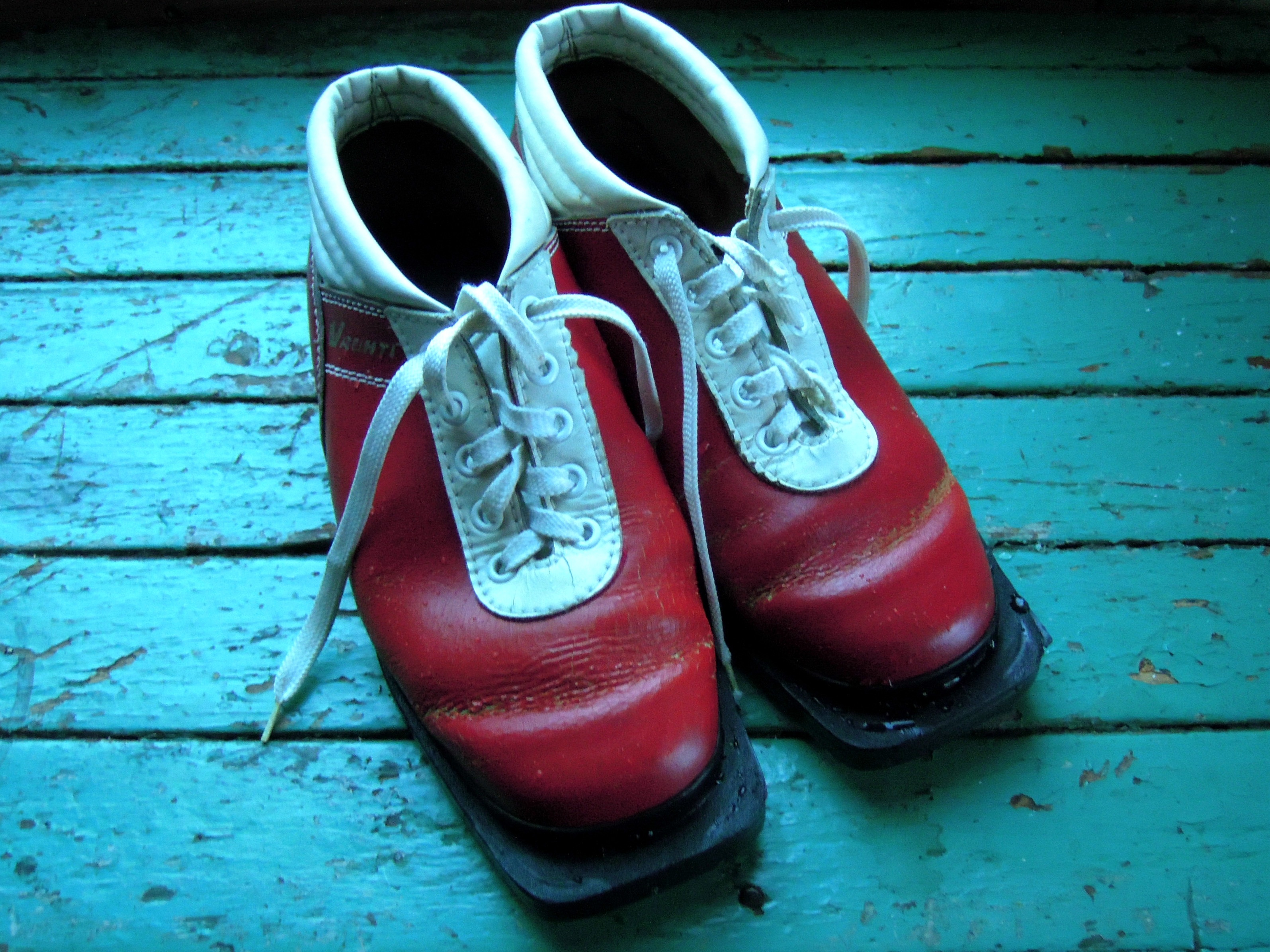shoe, absence, day, blue, rubber boot, exercise, indoors, close-up, wall - building feature, white, no people, high angle view, compatibility, still life, HD Wallpaper