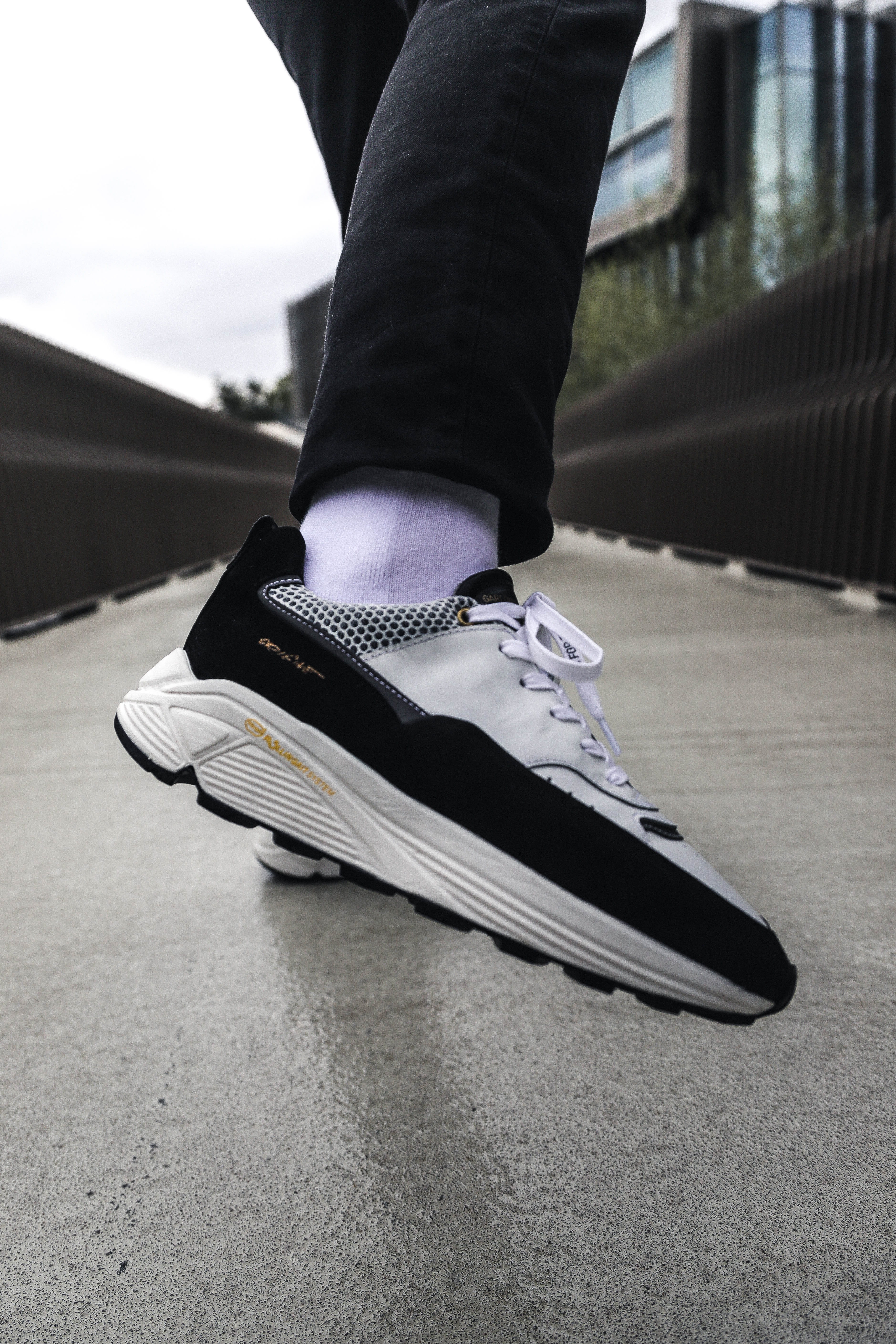 outdoors, human body part, adult, running, sneaker, concrete, standing, instagram, 5K, footwear, wearing, fashion, garconne, sneakers, lifestyles, focus on foreground, Phone HD Wallpaper