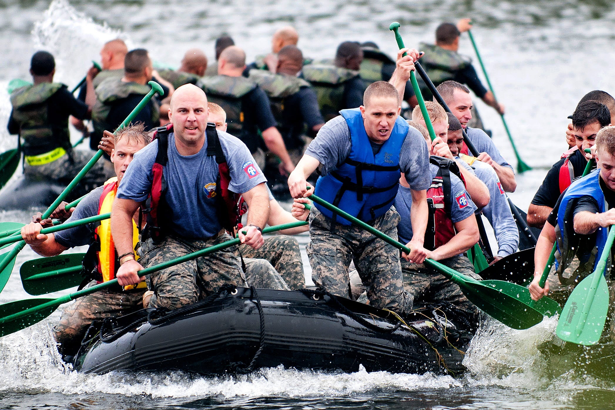 sea, women, outdoors, boat, raft, positive emotion, inflatable, race, 1080P, group, nautical vessel, fitness, happiness, men, people, sport, training, HD Wallpaper