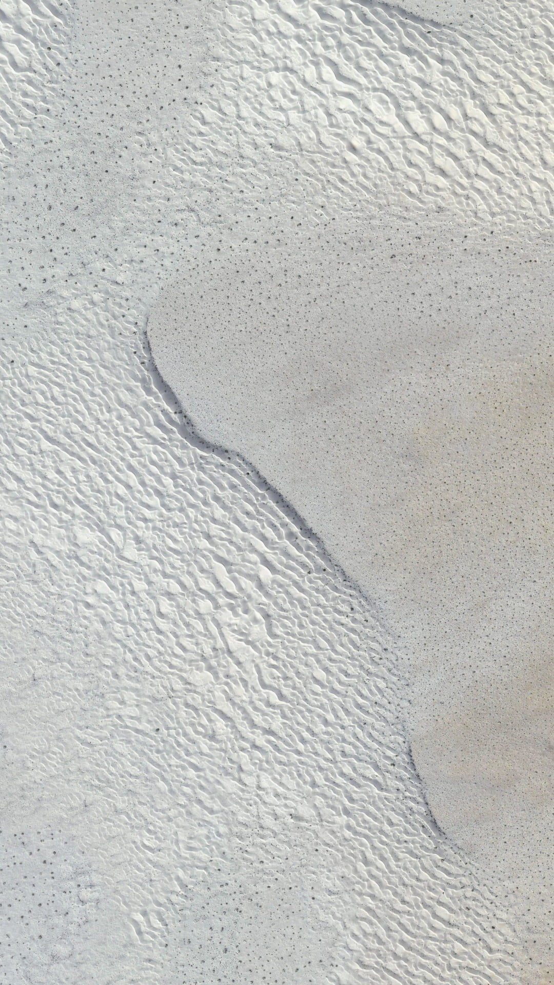 high angle view, tranquility, beauty in nature, climate, no people, birds eye view, pattern, sand, wet, water, land, nature, 1080P, outdoors, environment, Phone HD Wallpaper