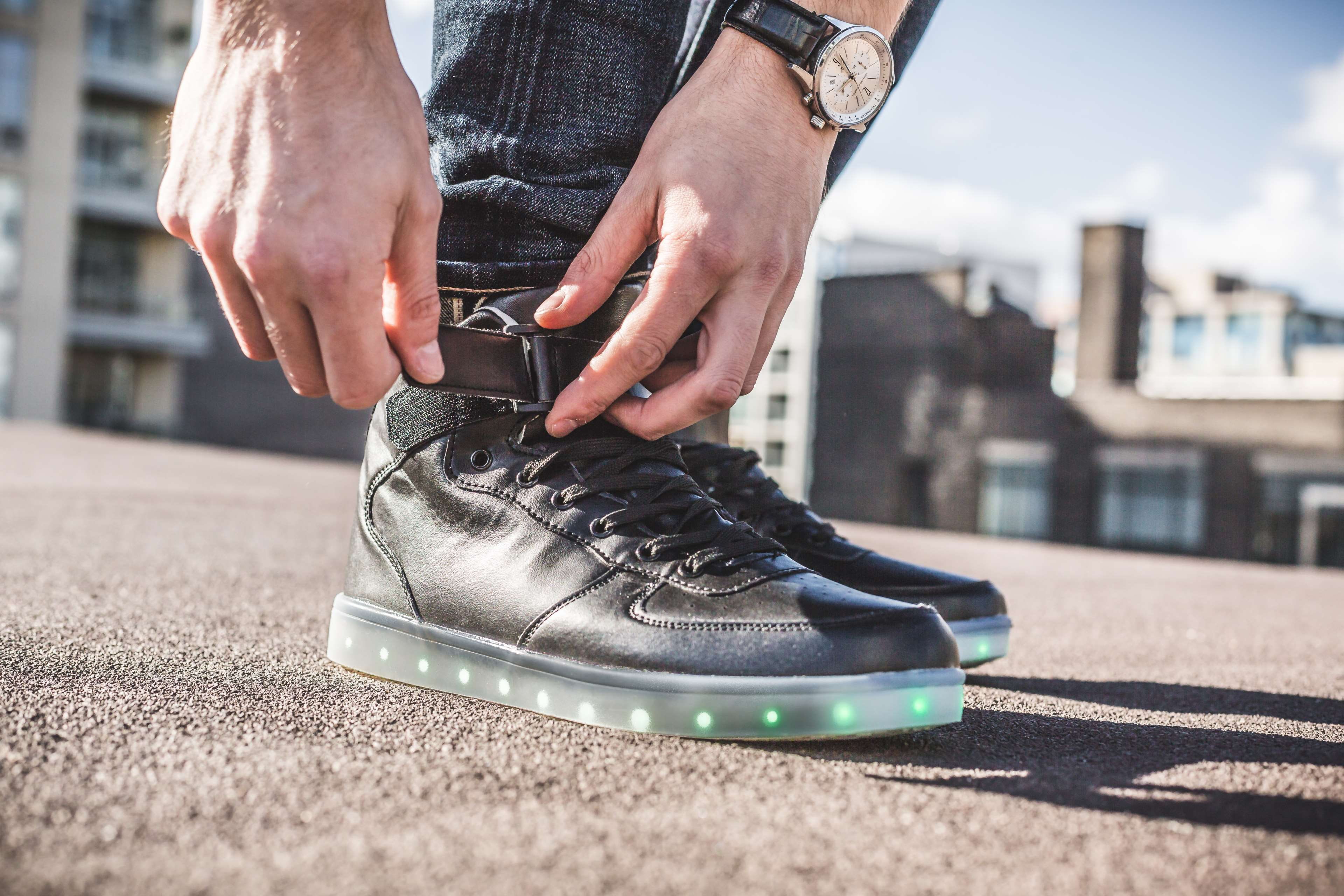 neon lights, man, architecture, street, road, human body part, body part, city, low section, day, leather, shoe, modern, human leg, human limb, people, HD Wallpaper