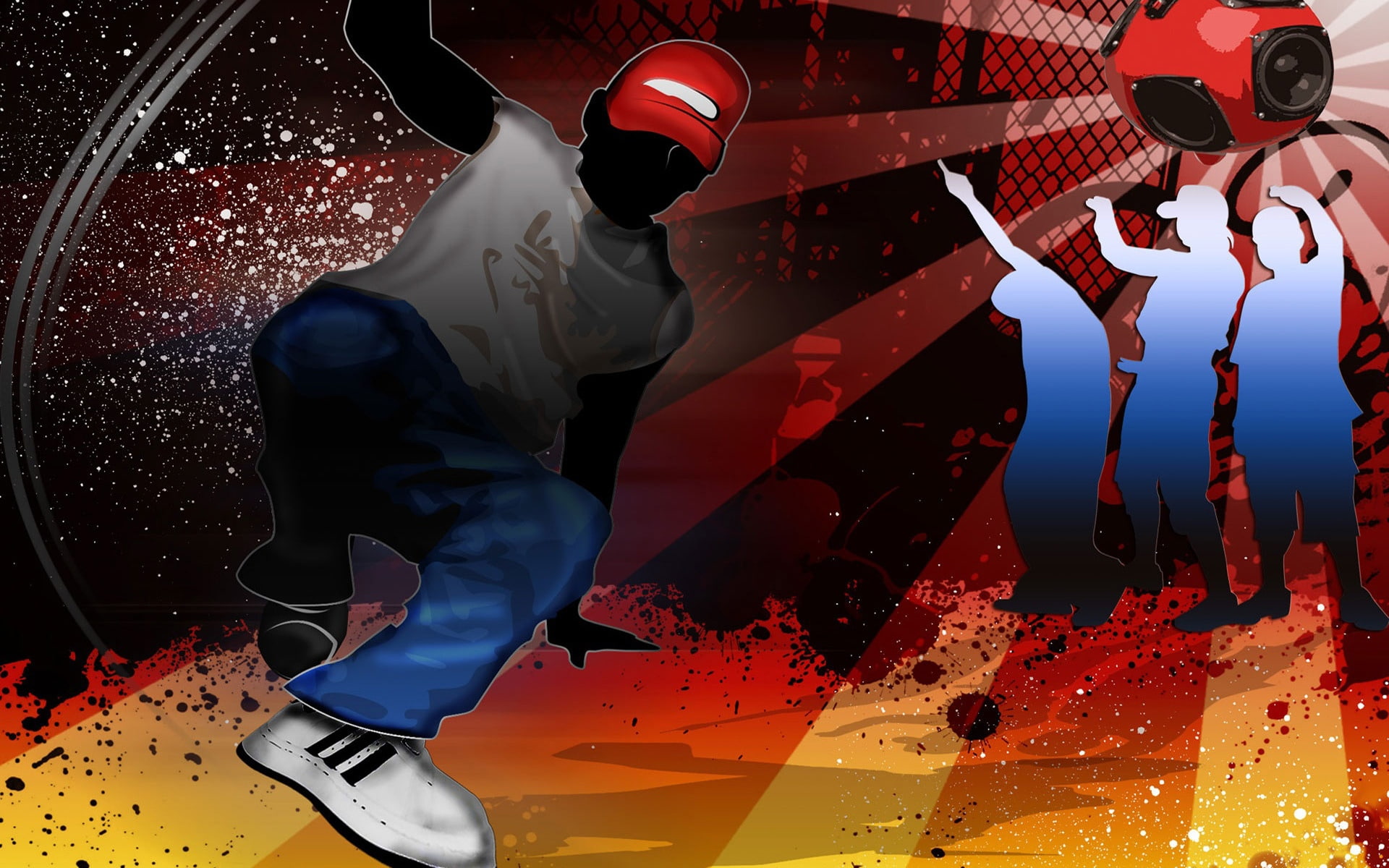 vector, 1080P, interesting, vectors, man, sport, HD Wallpaper