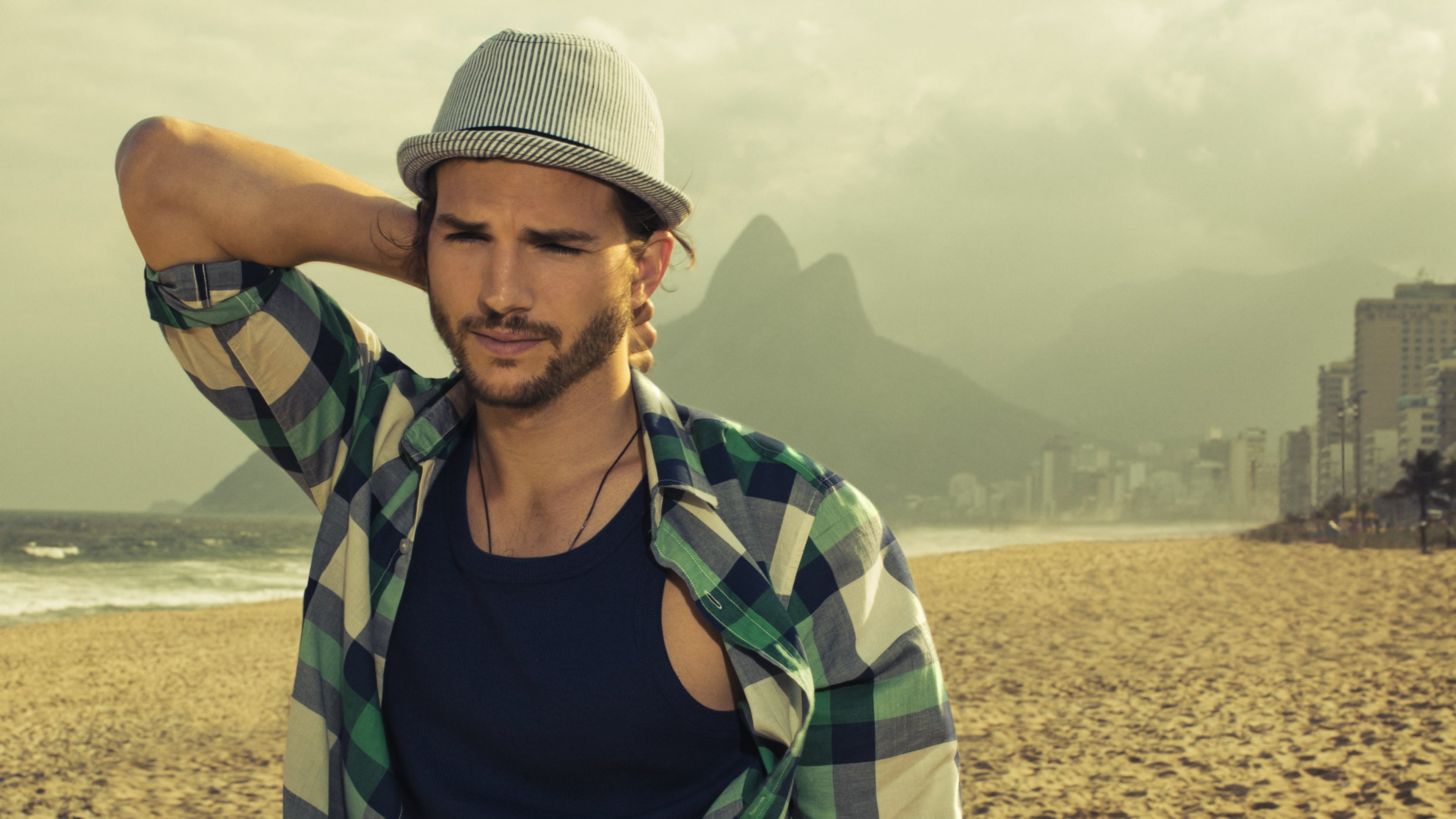 4K, americano, ashton, kutcher, actor, HD Wallpaper