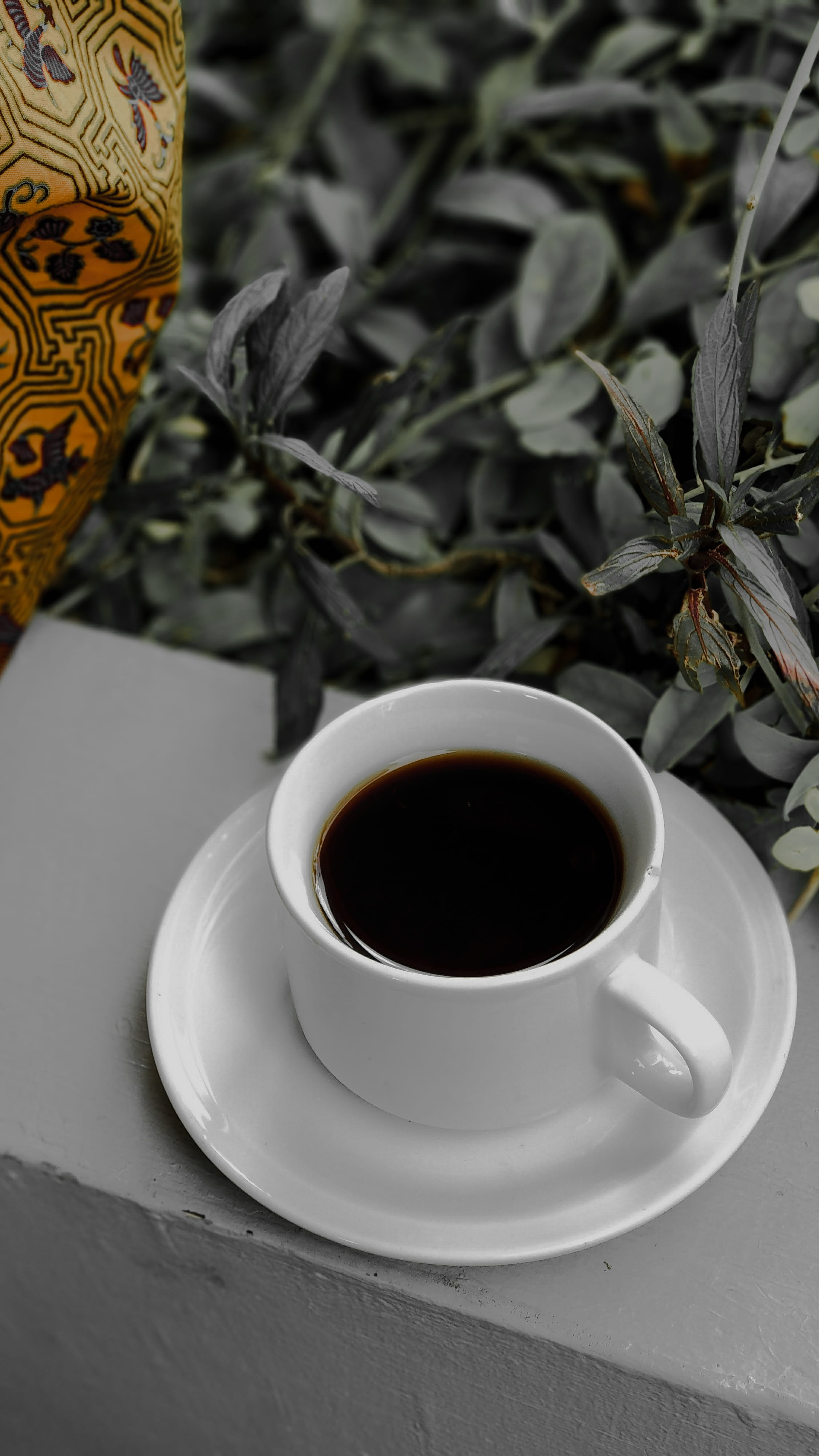double shot, caffeine, coffee cup, no people, saucer, 4K, coffee, americano, refreshment, tea - hot drink, tea, food, drink, crockery, hot drink, freshness, Phone HD Wallpaper