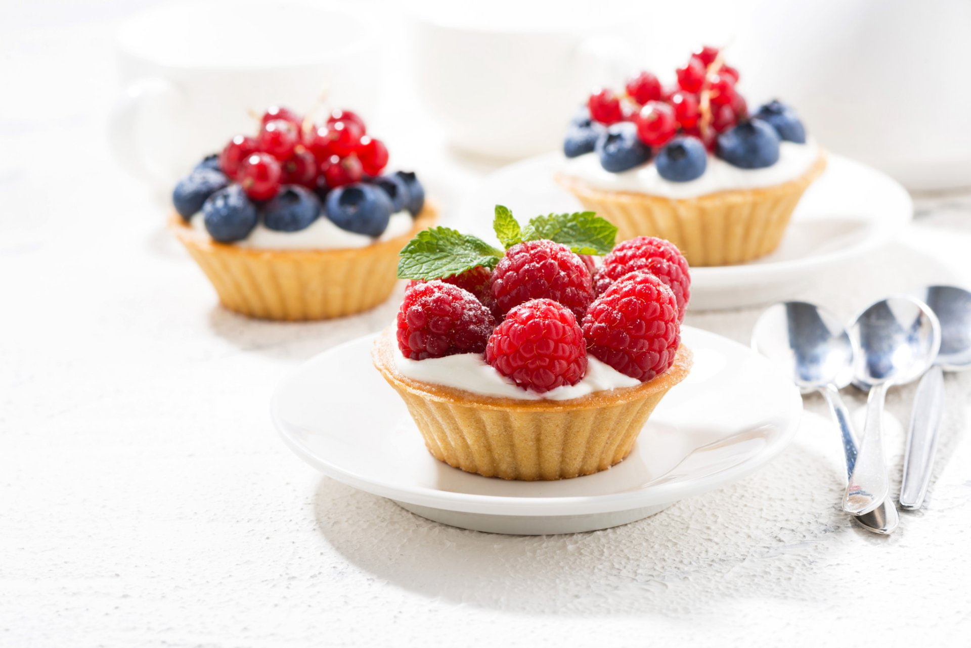 Berry, 1080P, Raspberry, Pastry, Tart, Food, Blueberry, Dessert, Fruit, HD Wallpaper