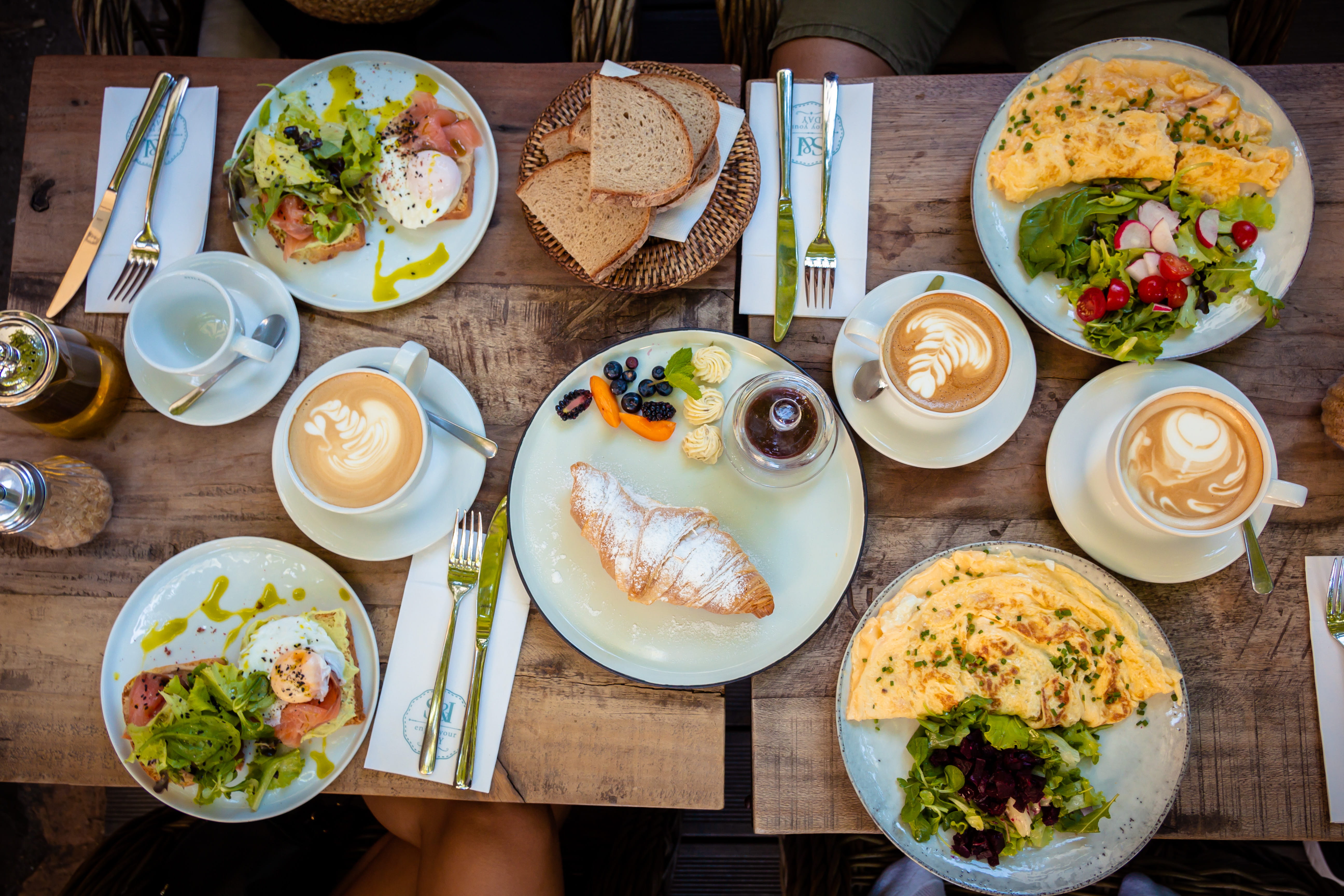 healthy, meal, gourmet, restaurant, appetizer, food, dishes, plate, snack, dinner, bread, omelette, refreshment, deliciou, table, cultures, fresh, breakfast, HD Wallpaper