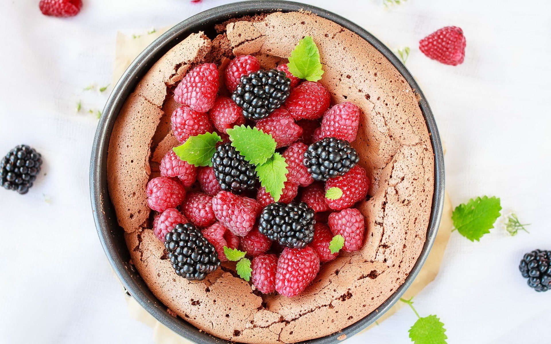 strawberry, indoors, meal, freshness, mint leaf - culinary, blueberry, lunch, antioxidant, wellbeing, fruit, raspberry, sweet, dessert, blackberry - fruit, HD Wallpaper