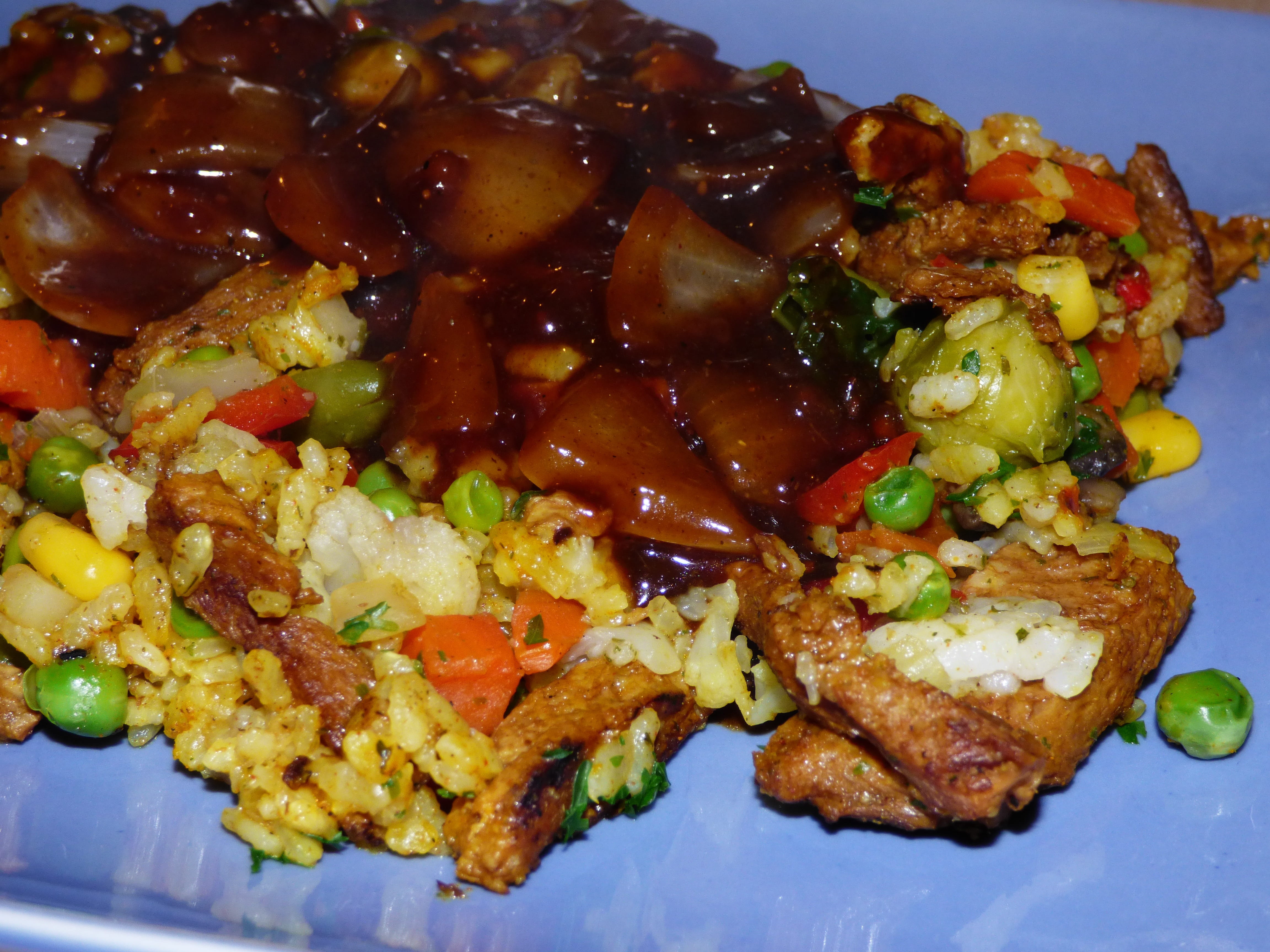 rice dish, hearty, serving size, wellbeing, Lunch, Rice, tasty, rice - food staple, dinner, court, meat, substantial, Eat, cooked, delicious, foodfoto, HD Wallpaper