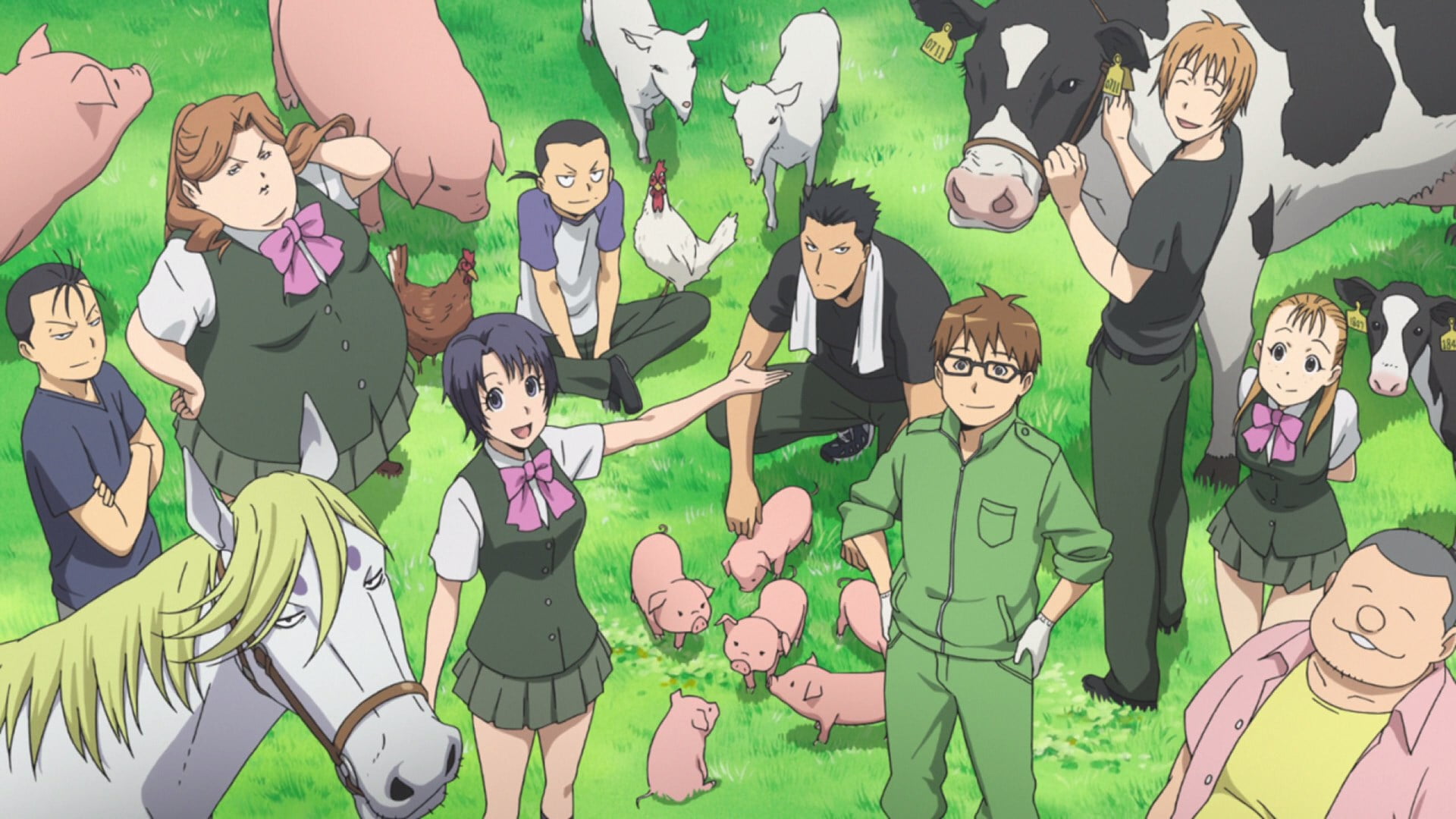 anime, 1080P, Silver Spoon, Gin no Saji, HD Wallpaper