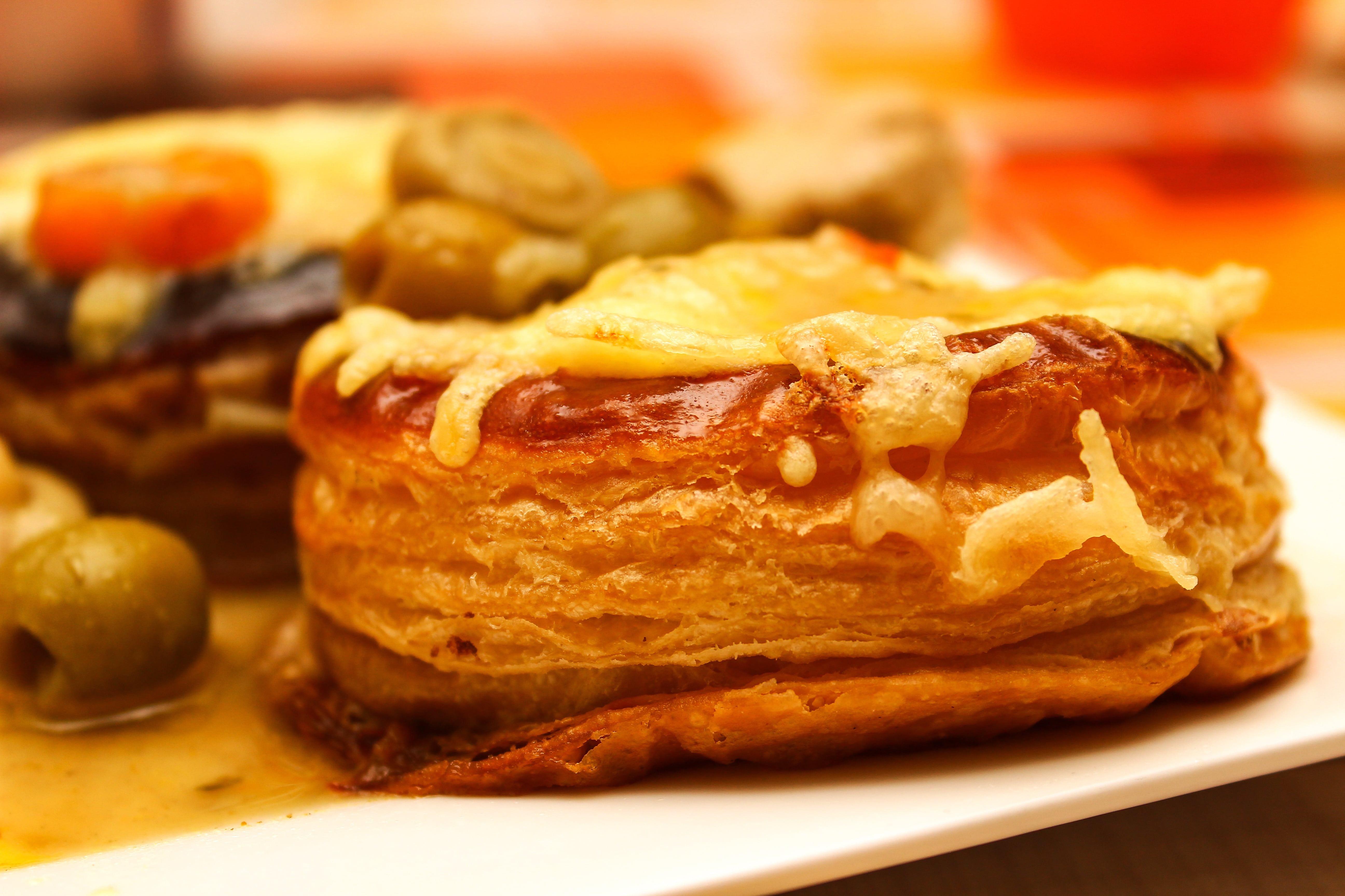 french food, dried fruit, dried food, vol-au-vent, flat, ready-to-eat, 5K, day, selective focus, kitchen, slice, healthy eating, meal, cheese, freshness, HD Wallpaper