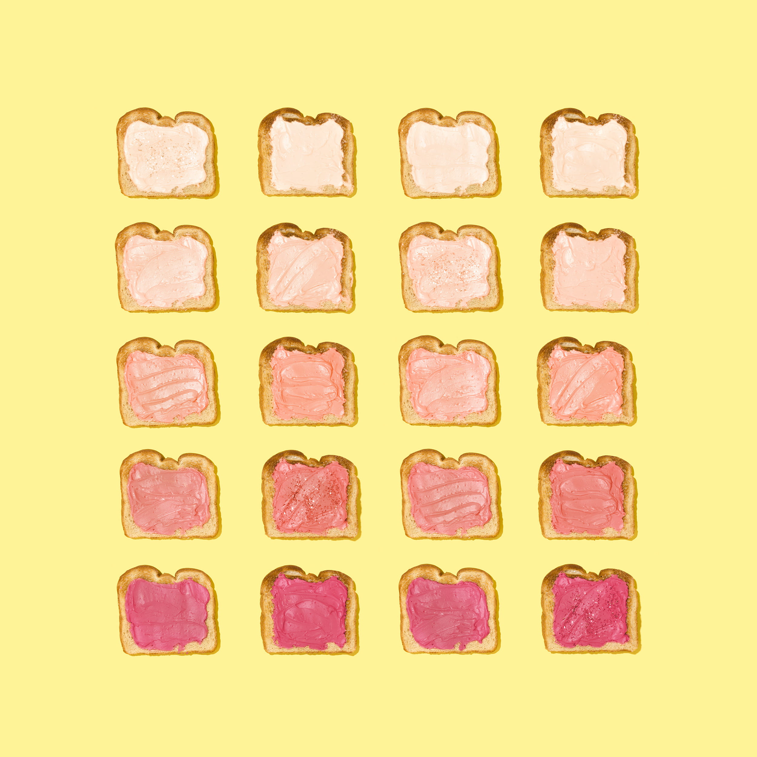 loaf, healthy, breakfast, design, abstract, set, art, decoration, symbol, gradient, pink, creativity, yellow, collection, brunch, red, spread, ombre, multi Colored, Phone HD Wallpaper