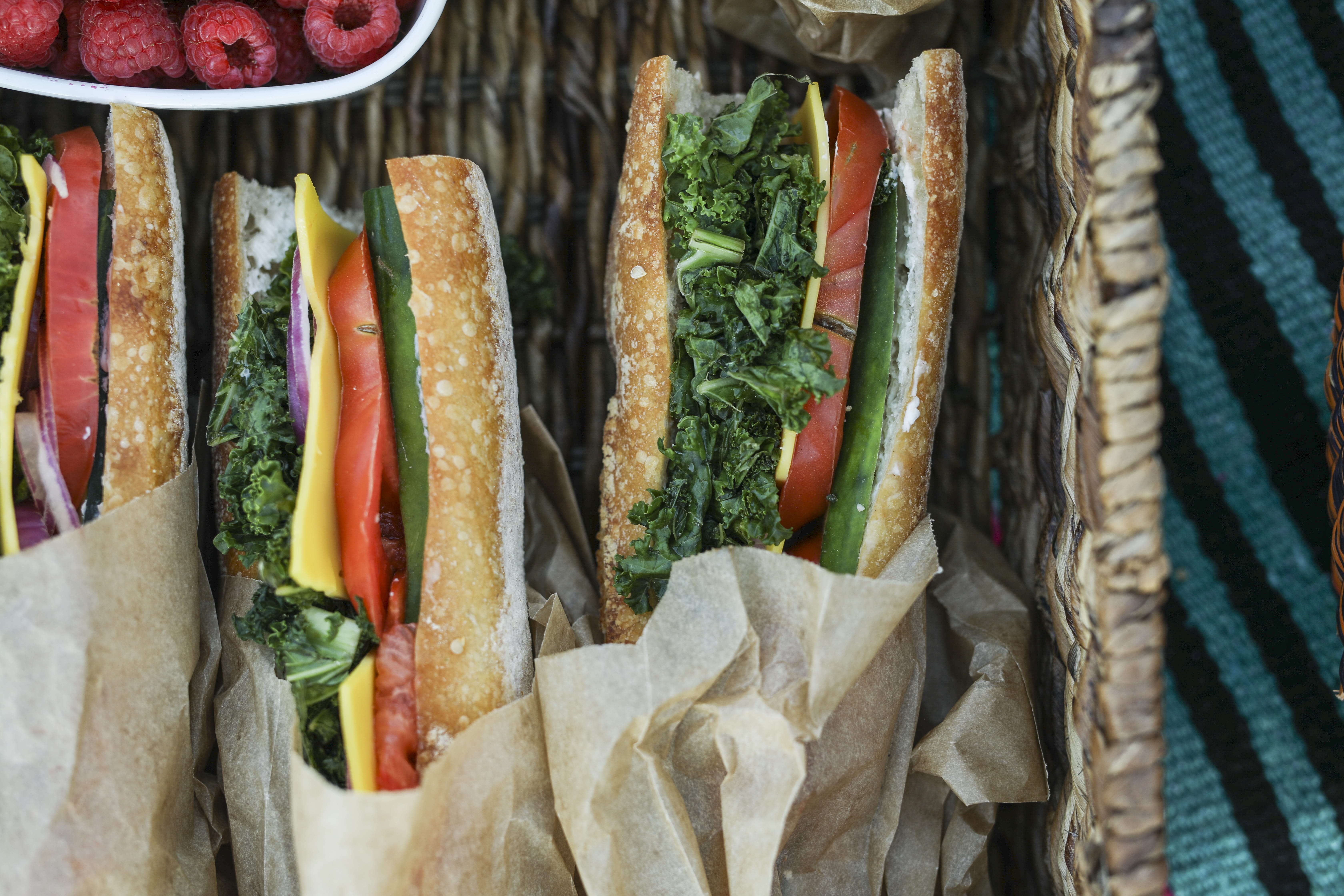 no people, retail, day, meal, ready-to-eat, healthy eating, baguette, still life, bread, Sandwiches, market, three, raw food, meat, food, for sale, healthy, HD Wallpaper