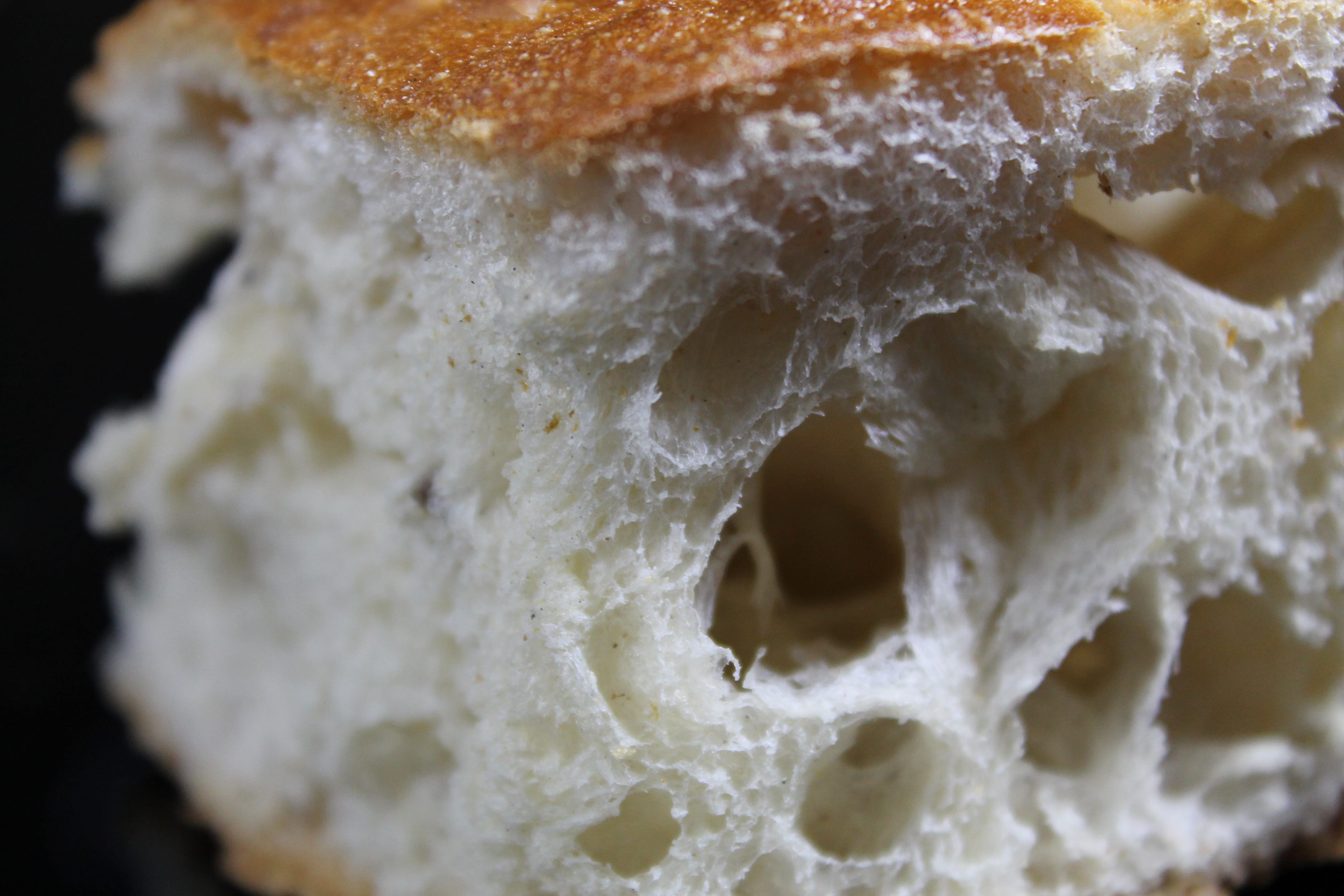 vespers, bake, baked, baked bread, loaf, food, white bread, studio shot, extreme close-up, natural condition, black background, pattern, focus on foreground, HD Wallpaper