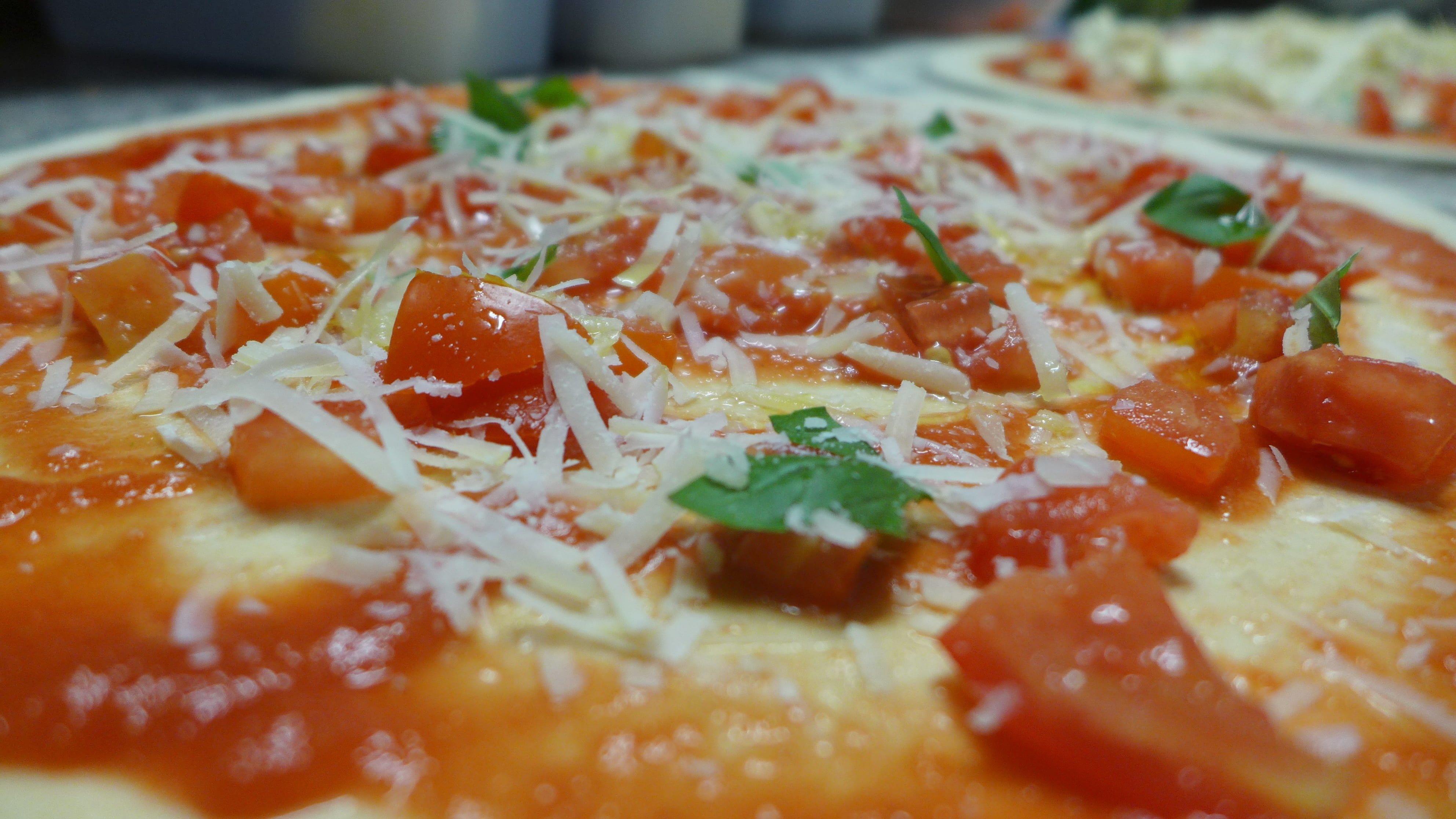 food, indulgence, homemade, food and drink, oven, temptation, tomato sauce, pasta, dough, vegetable, freshness, dairy product, italian food, pizza oven, HD Wallpaper