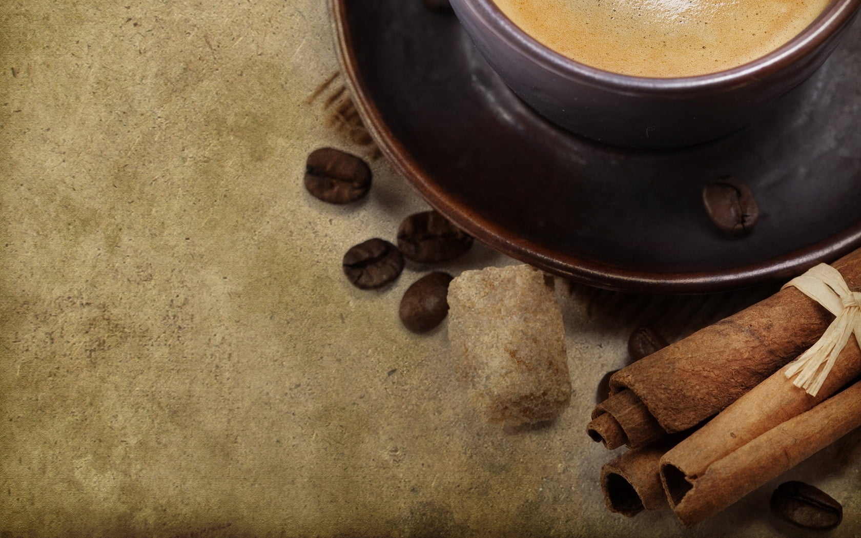 beans, cinnamon, sticks, close-up, heat - Temperature, snack, coffee, morning, roasted, scented, sugar, high angle view, copy space, food and drink, still life, HD Wallpaper