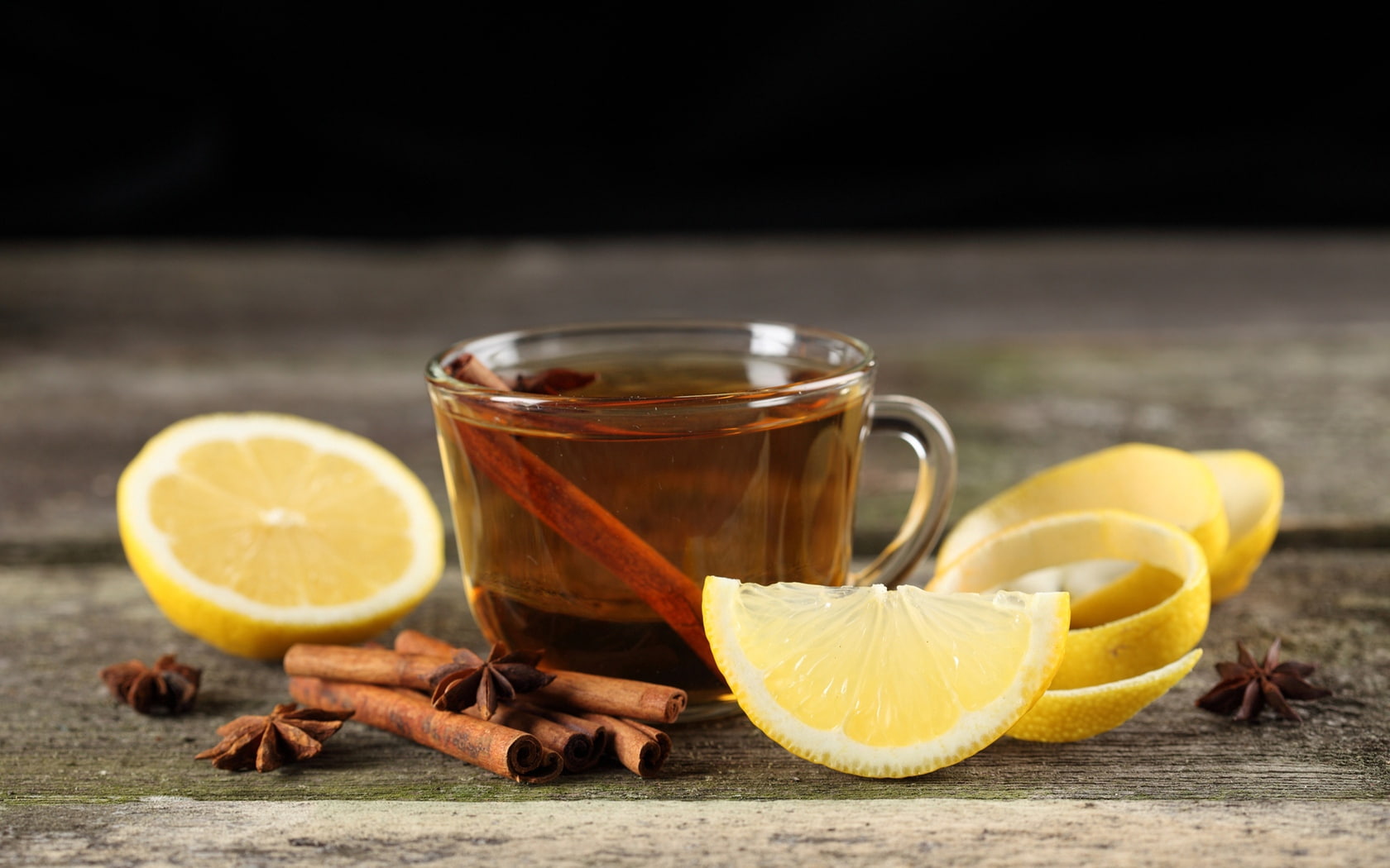 stick, 720P, cup, lemon, cinnamon, transparent, tea, HD Wallpaper