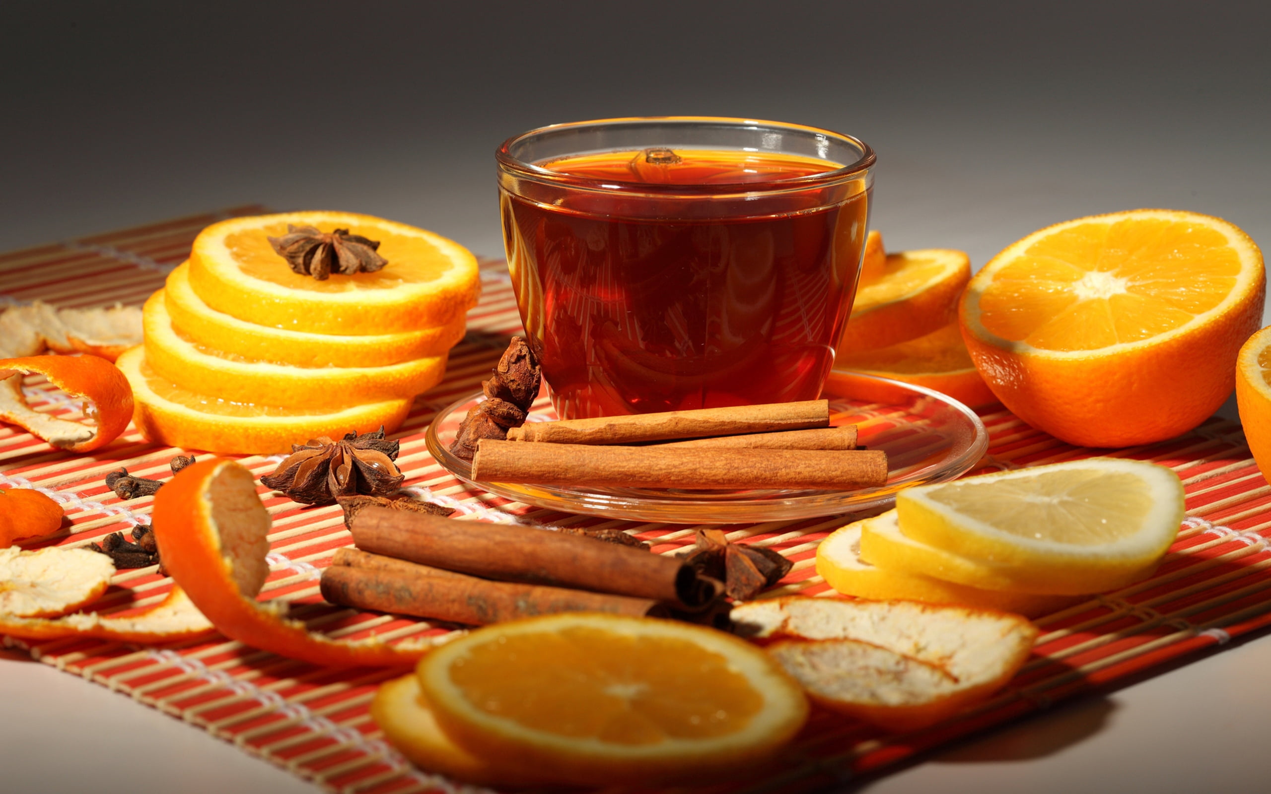 gourmet, glass - Material, heat - Temperature, drink, cinnamon, sweet Food, refreshment, freshness, orange Color, food, mulled Wine, clove, slice, fruit, HD Wallpaper
