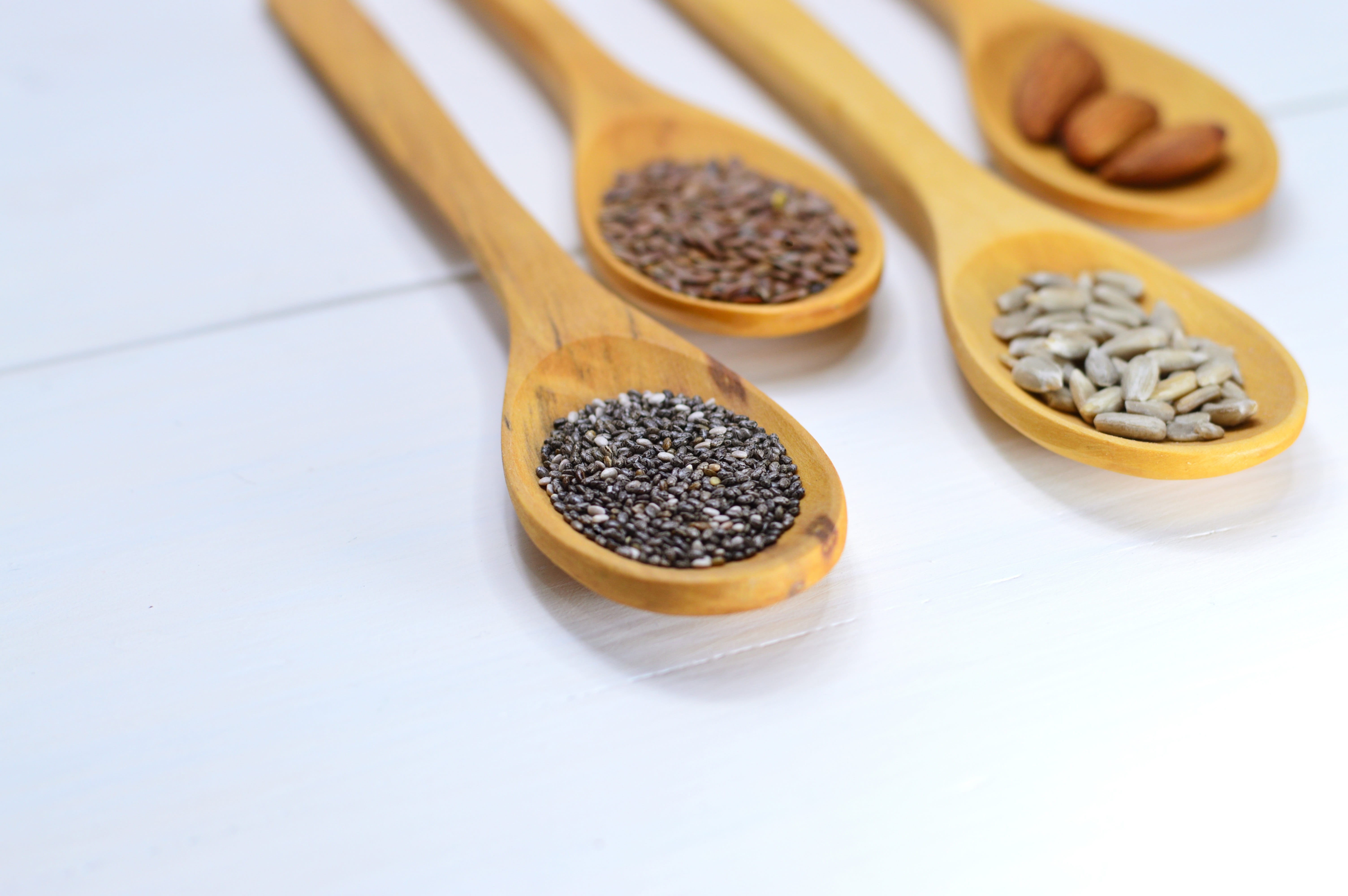 close-up, indoors, sunflower, food, kitchen, chia, spice, still life, wellbeing, dried food, seed, isolated, freshness, healthy eating, approach, studio shot, HD Wallpaper
