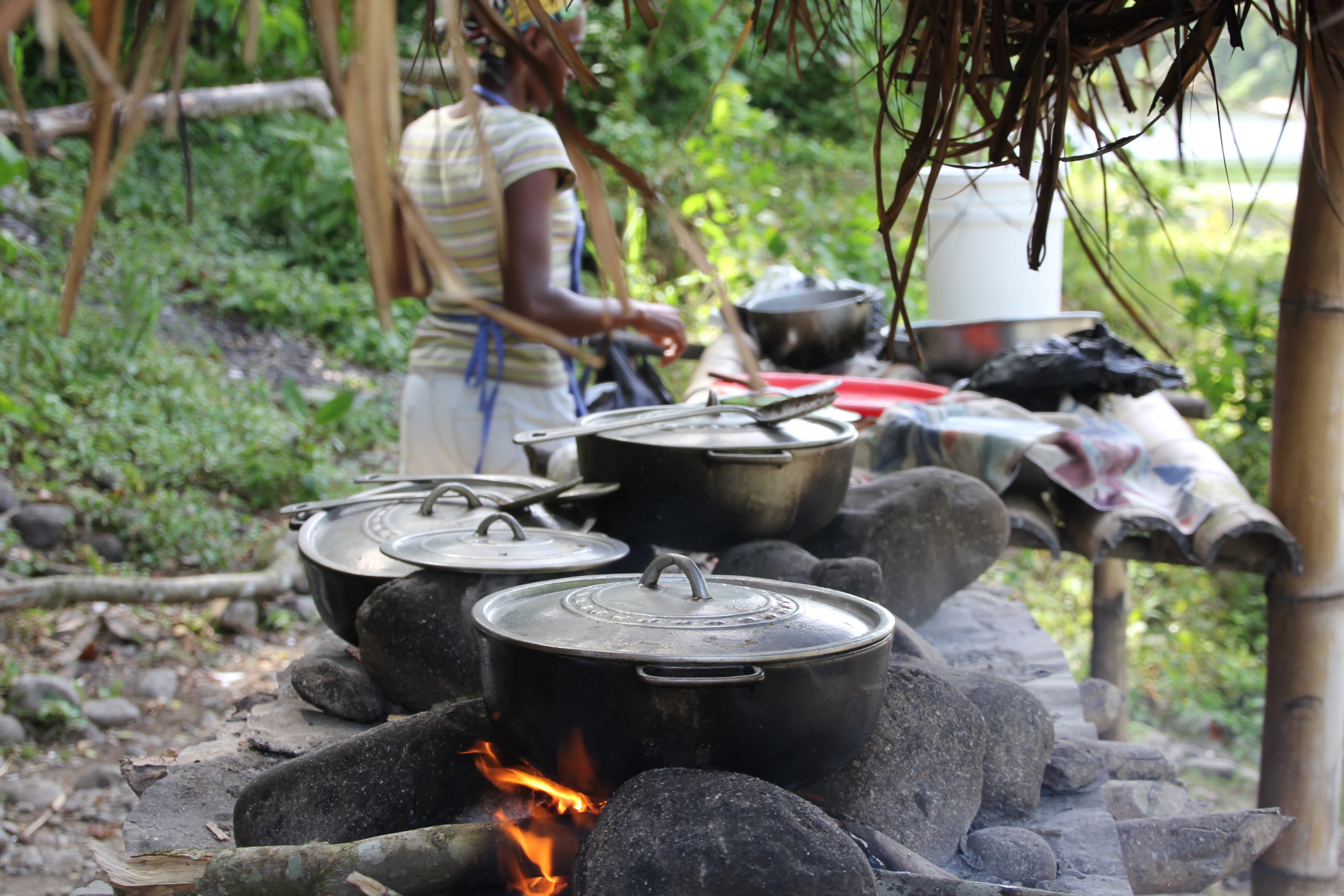 cook, burning, heat - temperature, stove, river, preparation, jamaica, food and drink, food, real people, preparing food, fire, 5K, household equipment, HD Wallpaper