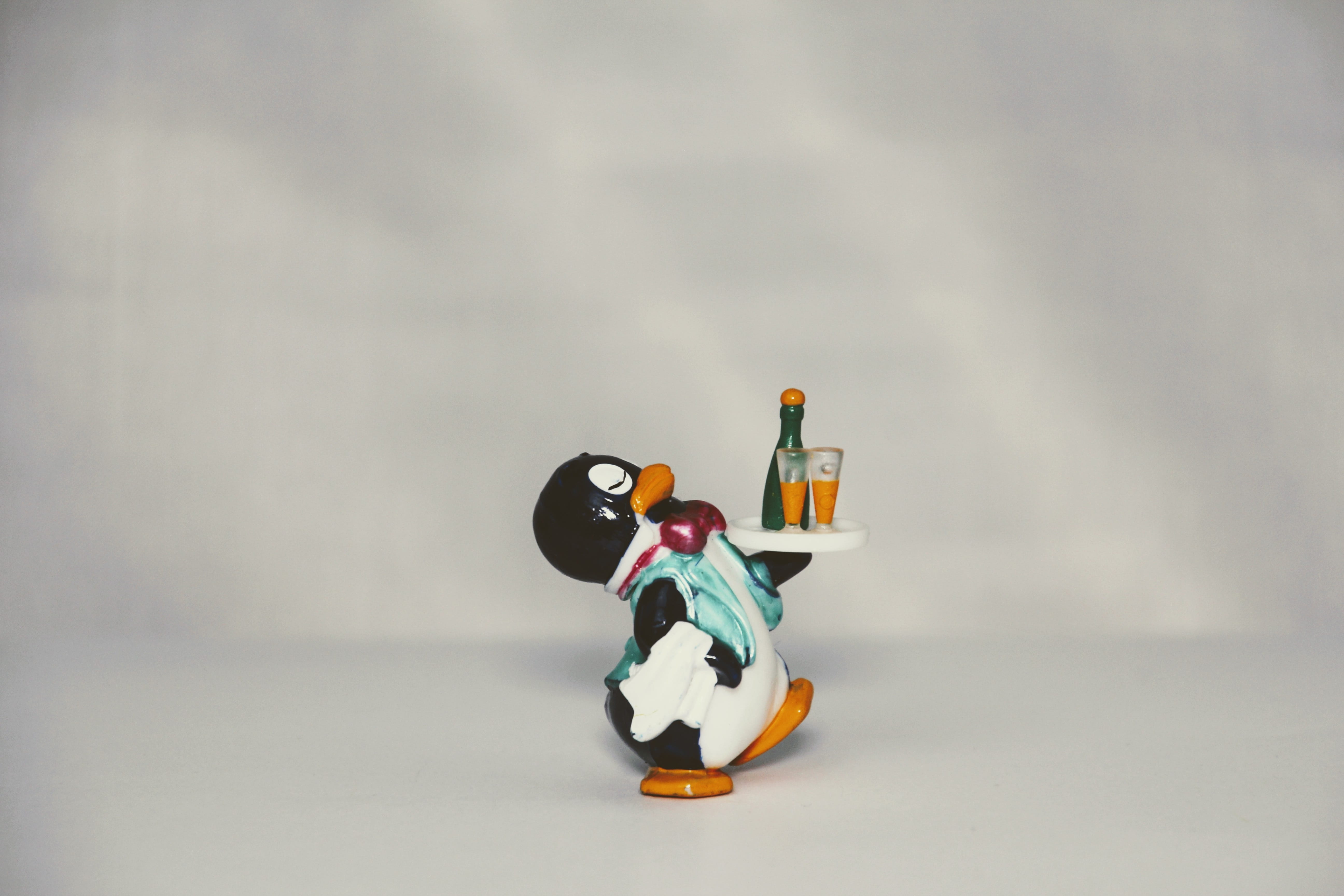 unrecognizable person, no people, white background, cocktail, headwear, modena, obscured face, one person, still life, 5K, toys, cloud - sky, waiter, Pingu, HD Wallpaper