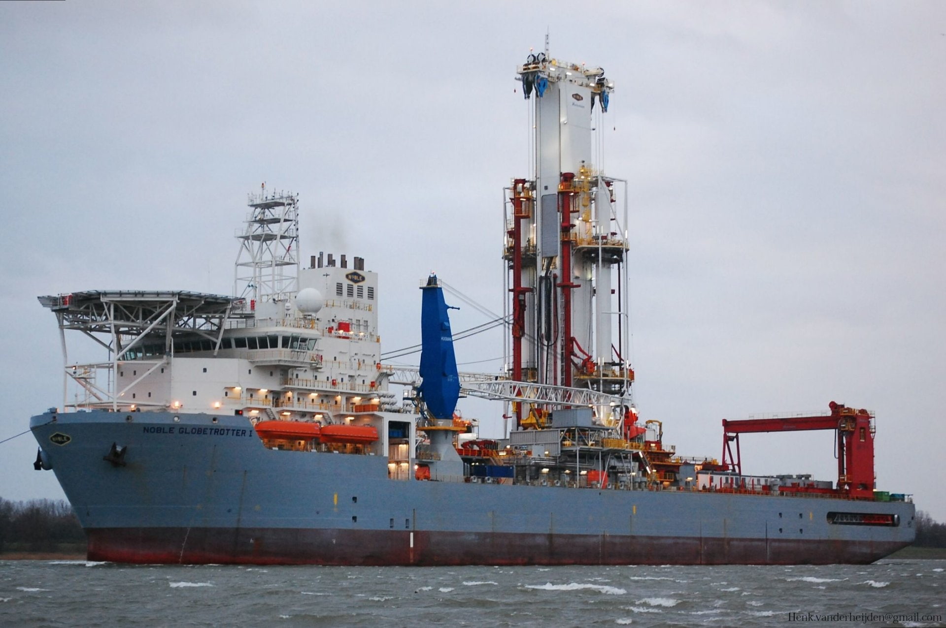 Vehicles, Noble Globetrotter 1, Offshore Support Vessel, 1080P, Ship, HD Wallpaper