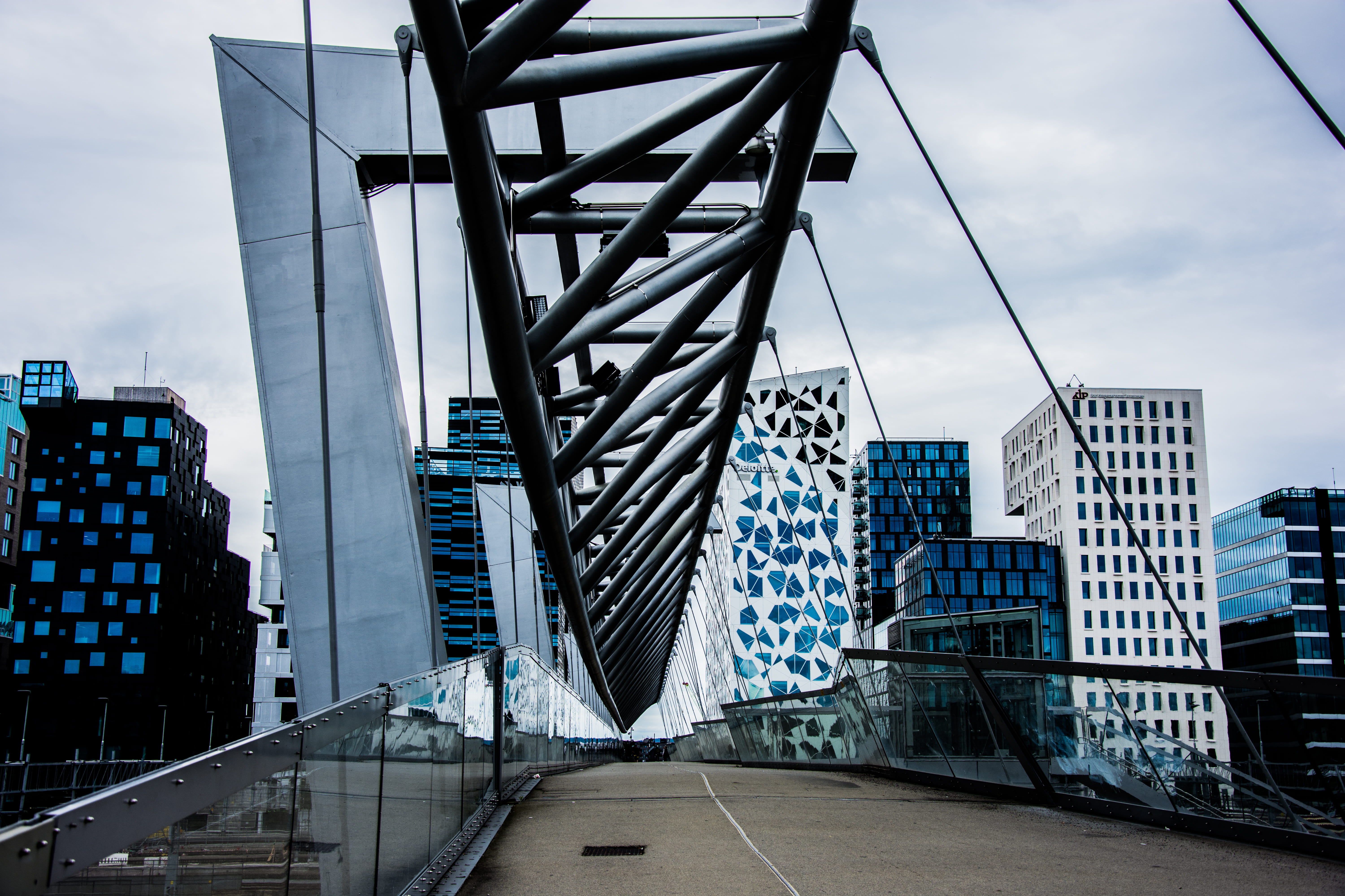 oslo, windows, big, norwegen, norway, sightseeing, the way forward, sky, skyscraper, transportation, photographer, outdoors, travel, big city, direction, HD Wallpaper