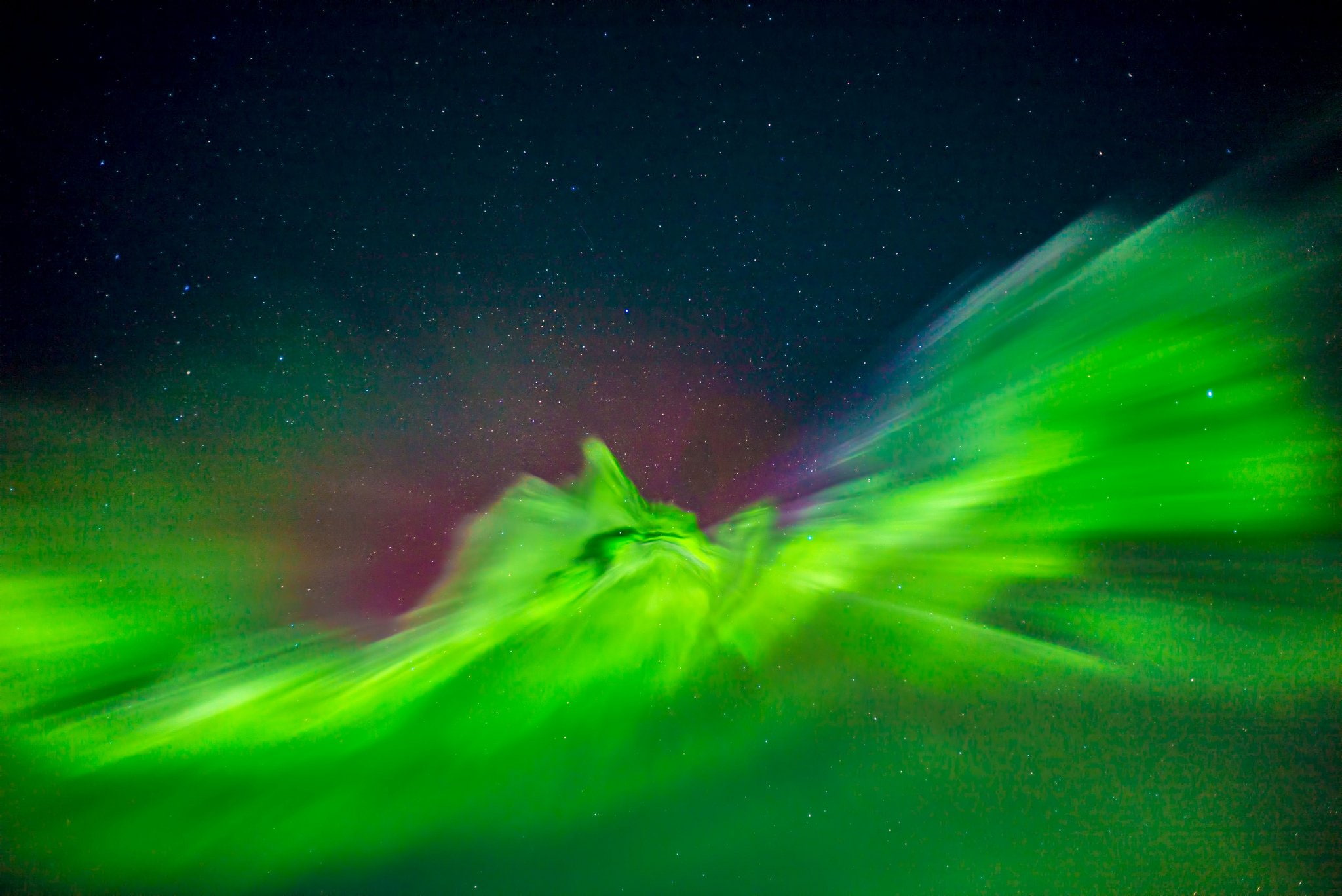 borealis, artic, landscape, alaska, nature, 1080P, boreale, aurora, lights, sky, northern, outdoors, HD Wallpaper