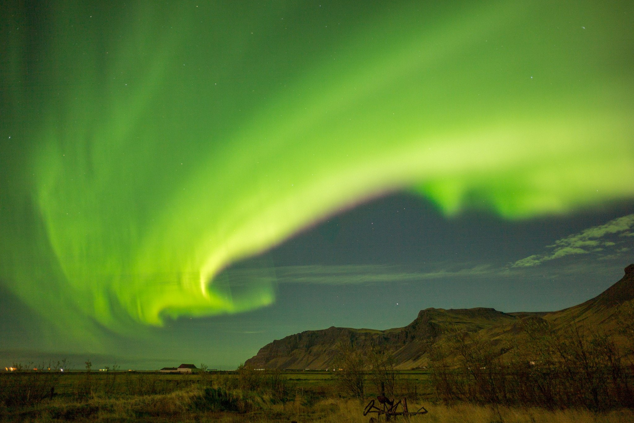 sky, 1080P, lights, aurora, nature, alaska, artic, outdoors, northern, borealis, boreale, landscape, HD Wallpaper
