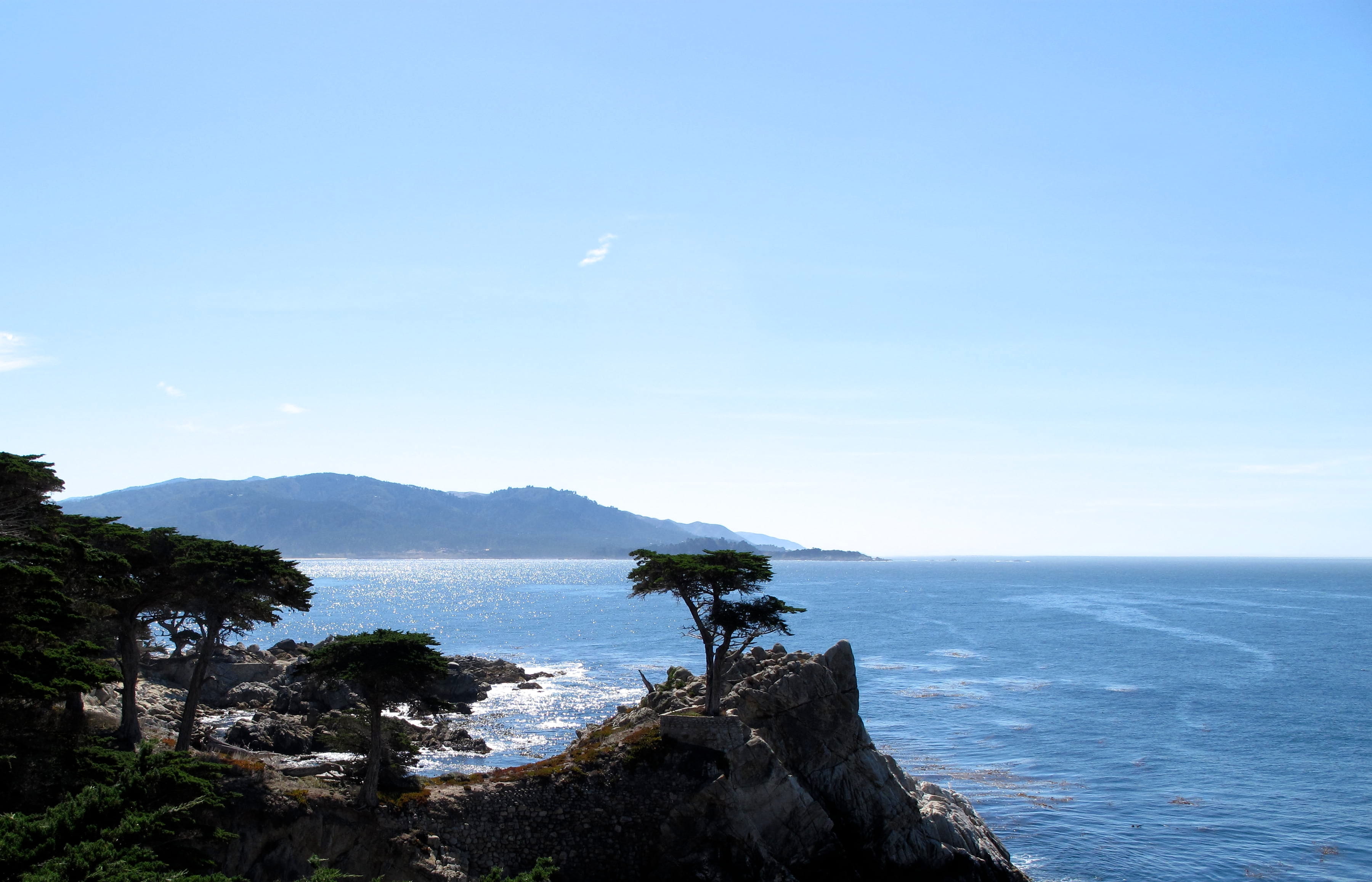 nature, scenics - nature, water, 2K, remote, horizon over water, tranquility, tranquil scene, idyllic, rock, day, horizon, real people, sky, mountain, HD Wallpaper