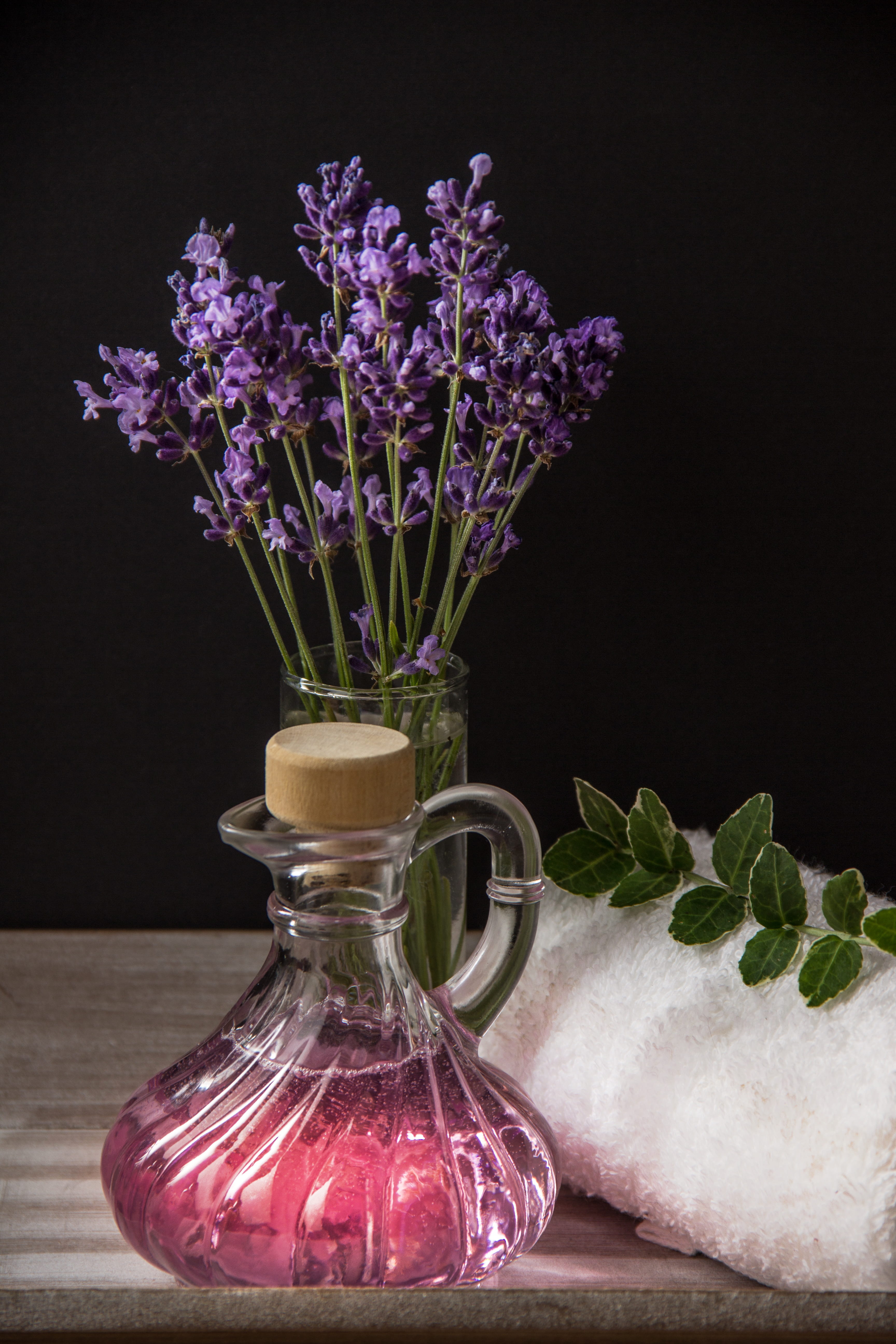 beauty in nature, relaxation, nature, freshness, spa, herbs, romantic, no people, vase, black background, decoration, bouquet, glow, bunch of flowers, container, Phone HD Wallpaper