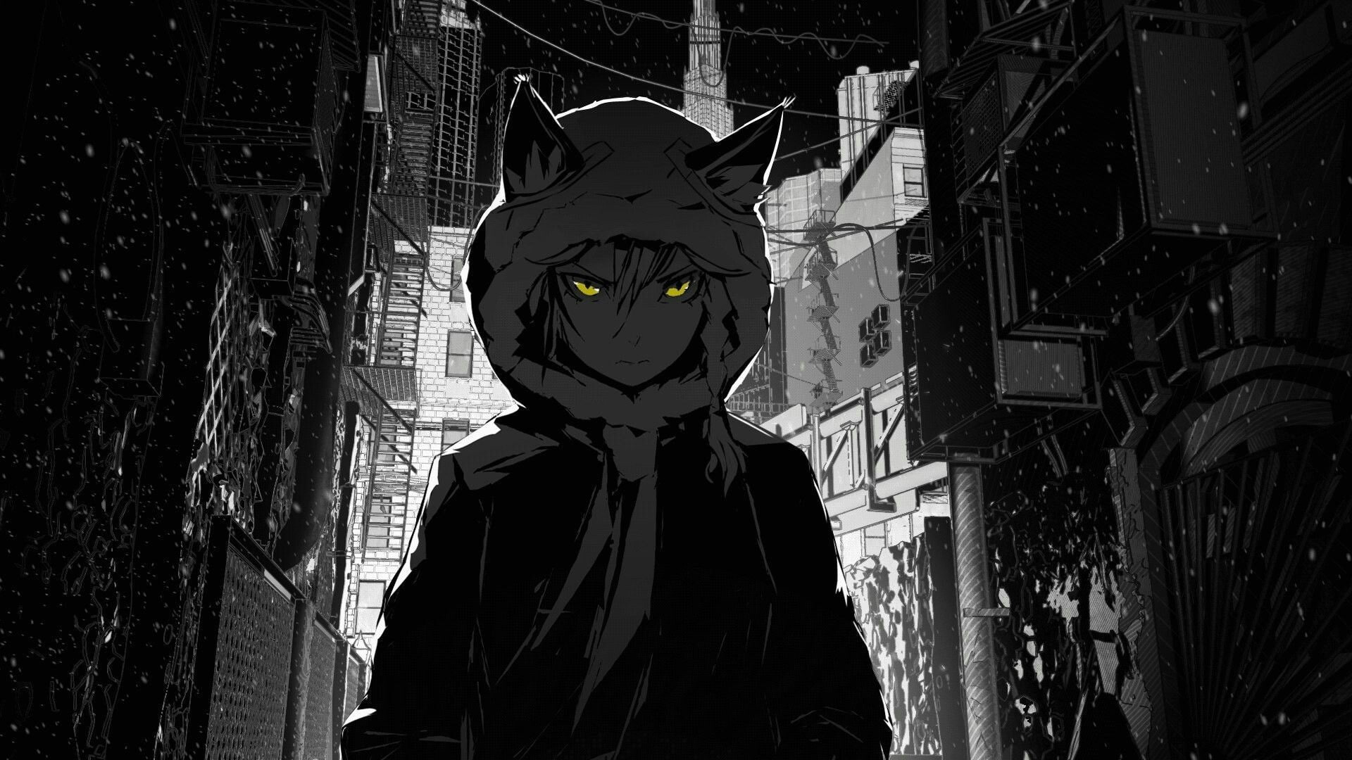 anime, kid, dark, 1080P, HD Wallpaper