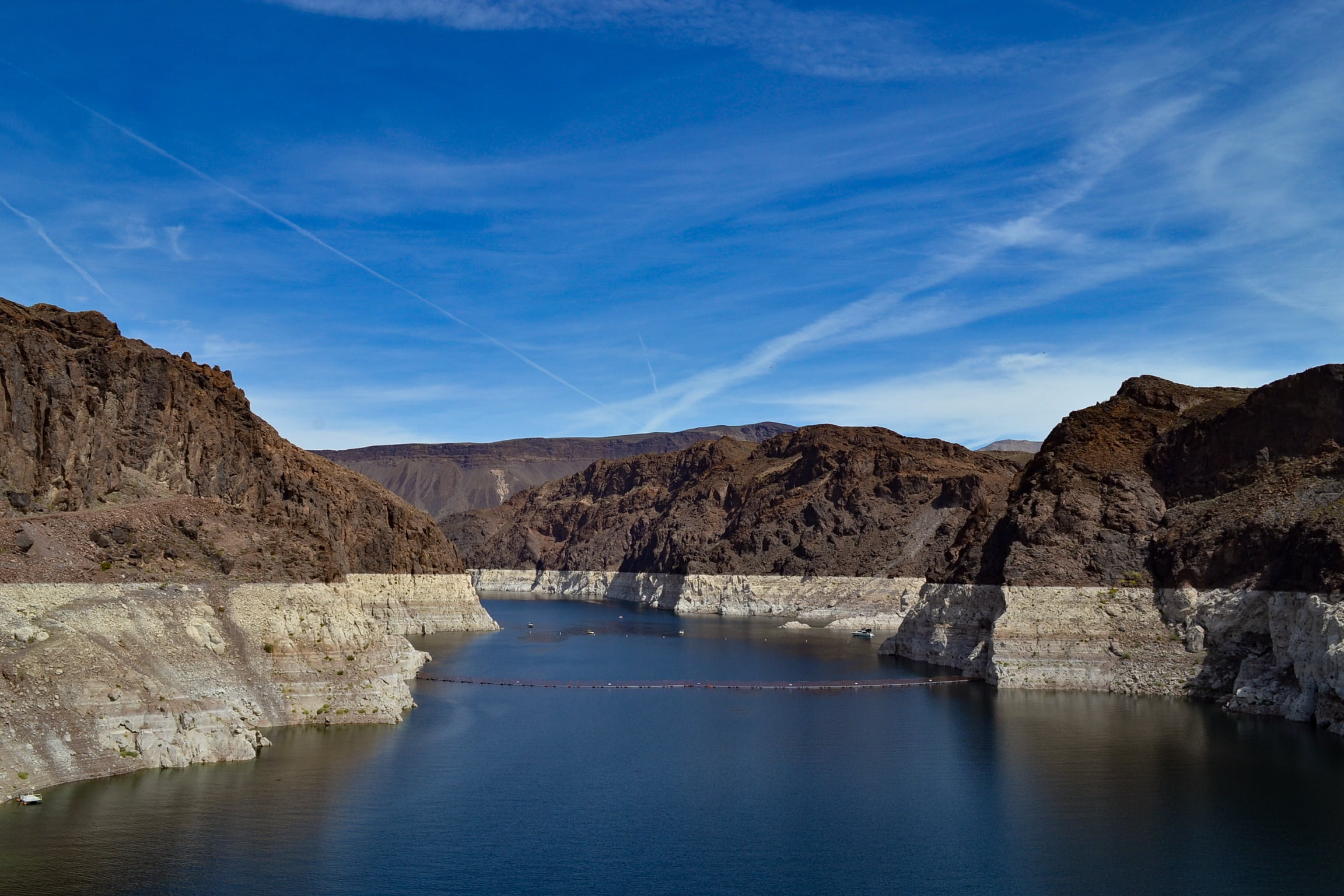 scenics - nature, reflection, rock - object, water, 1080P, land, outdoors, solid, lake mead, beauty in nature, travel destinations, environment, landscape, HD Wallpaper