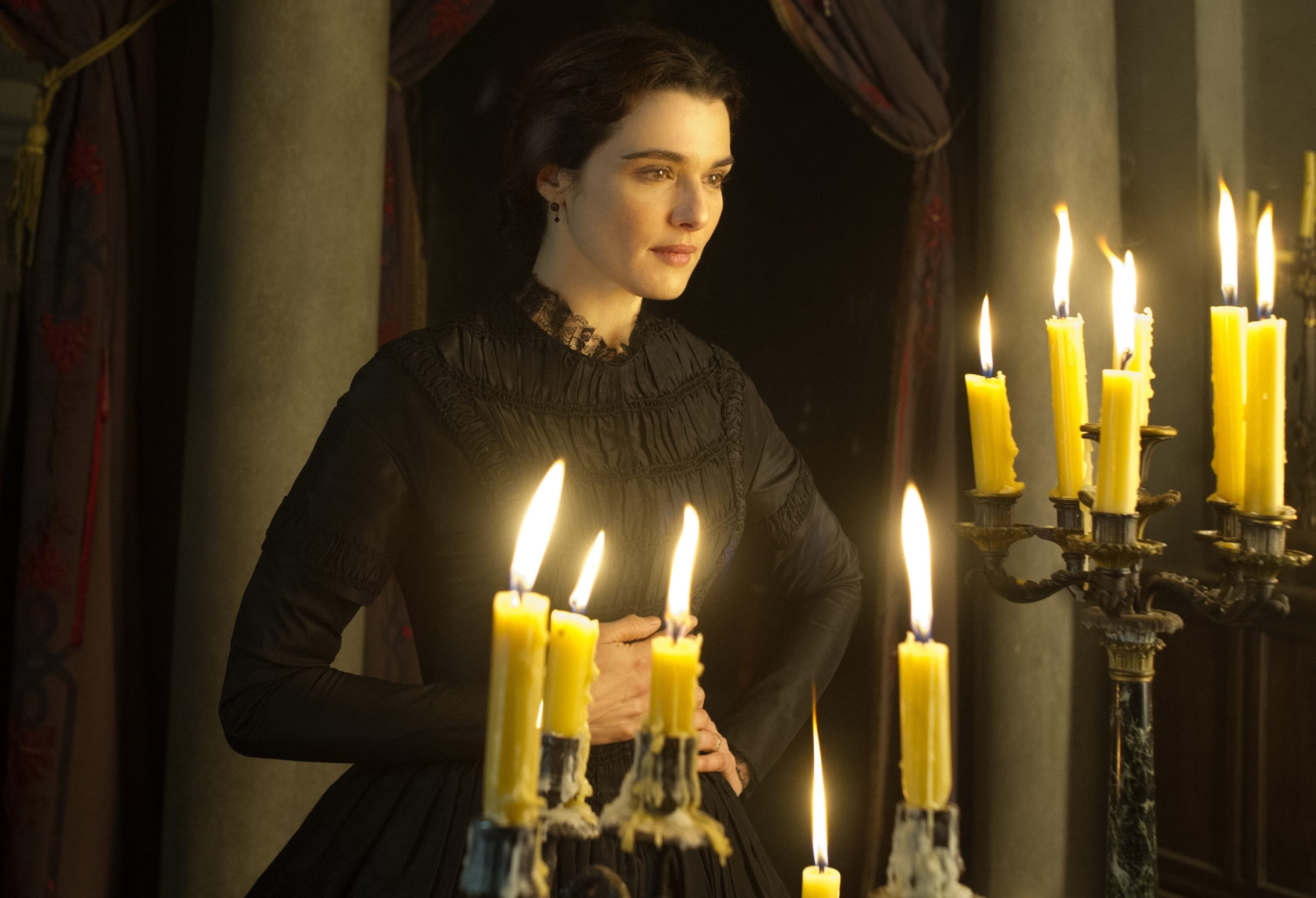 one person, burning, candlestick holder, 4K, candle, religion, beautiful woman, serious, looking away, fire - natural phenomenon, indoors, fire, looking, HD Wallpaper