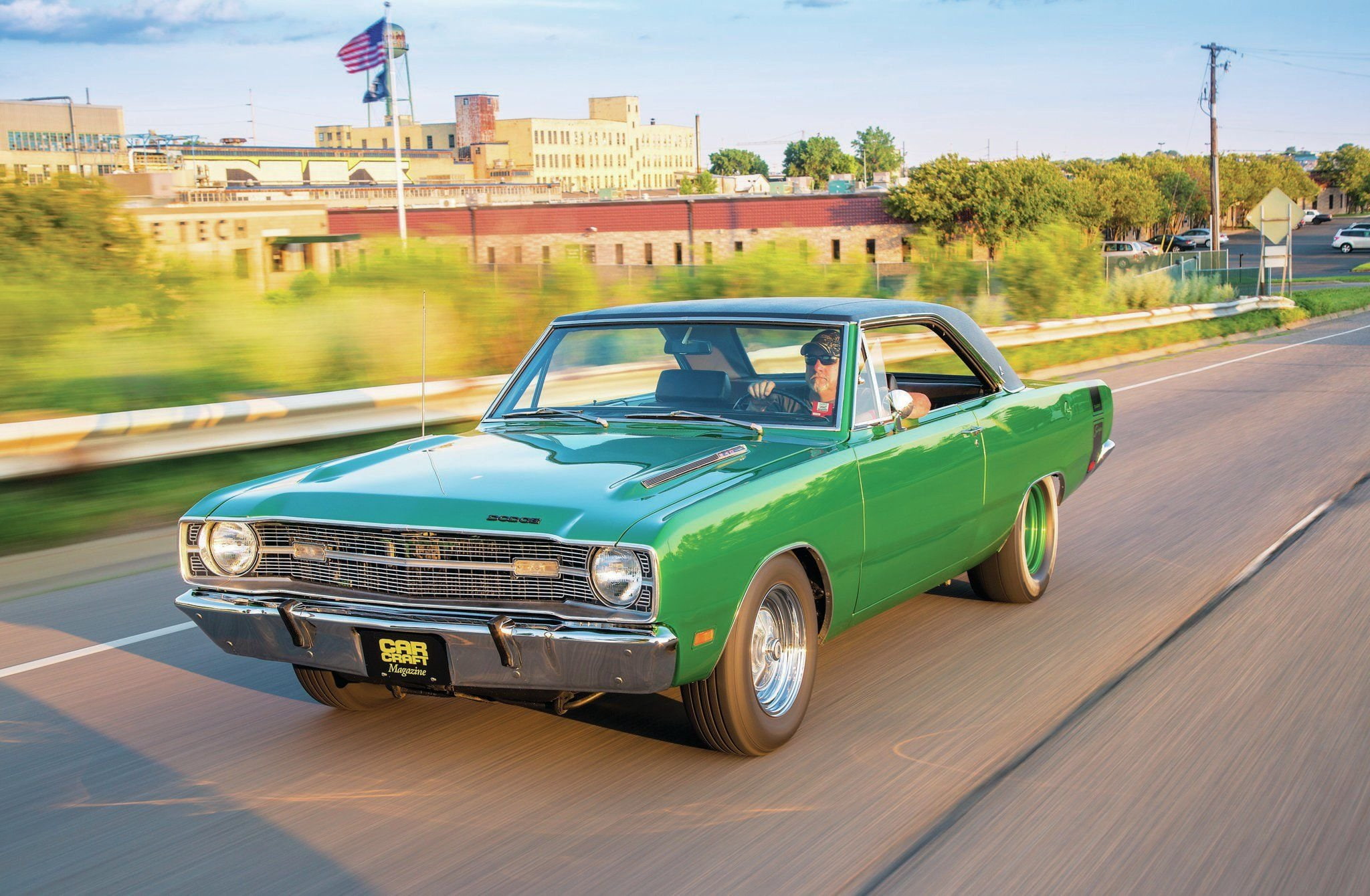 1969, 340, usa, swinger, dart, dodge, car, 1080P, muscle, HD Wallpaper
