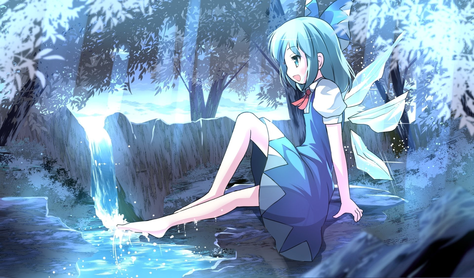 Touhou, Cirno (Touhou), Anime, 1080P, HD Wallpaper