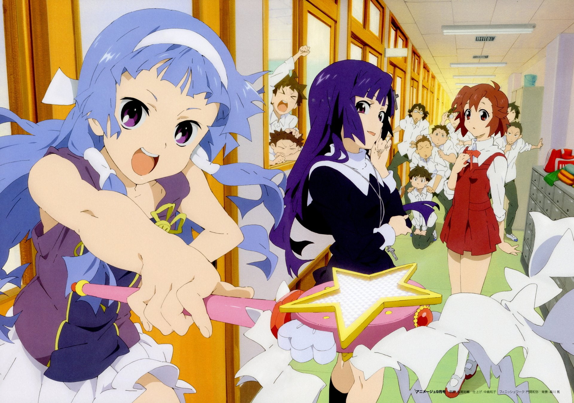 1080P, Kannagi: Crazy Shrine Maidens, Anime, HD Wallpaper
