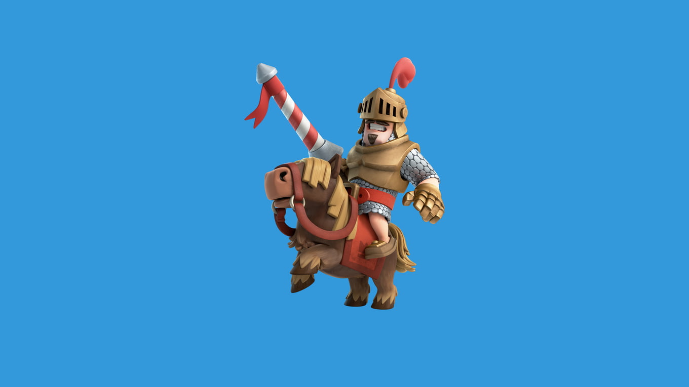 clash royale, sky, 720P, full length, day, human representation, representation, outdoors, people, single object, supercell, art and craft, clear sky, HD Wallpaper