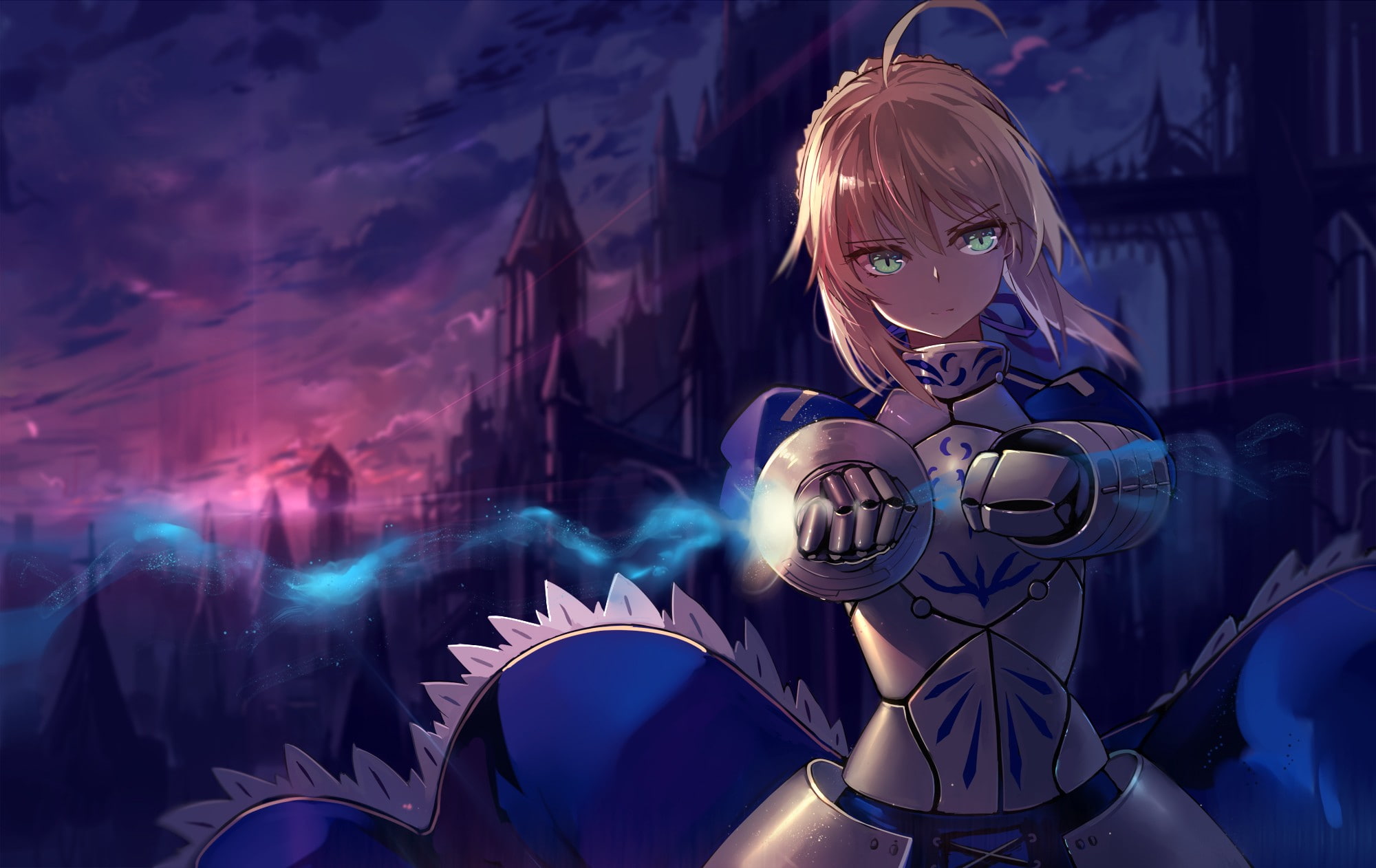 Saber, ahoge, 1080P, Fate Series, HD Wallpaper