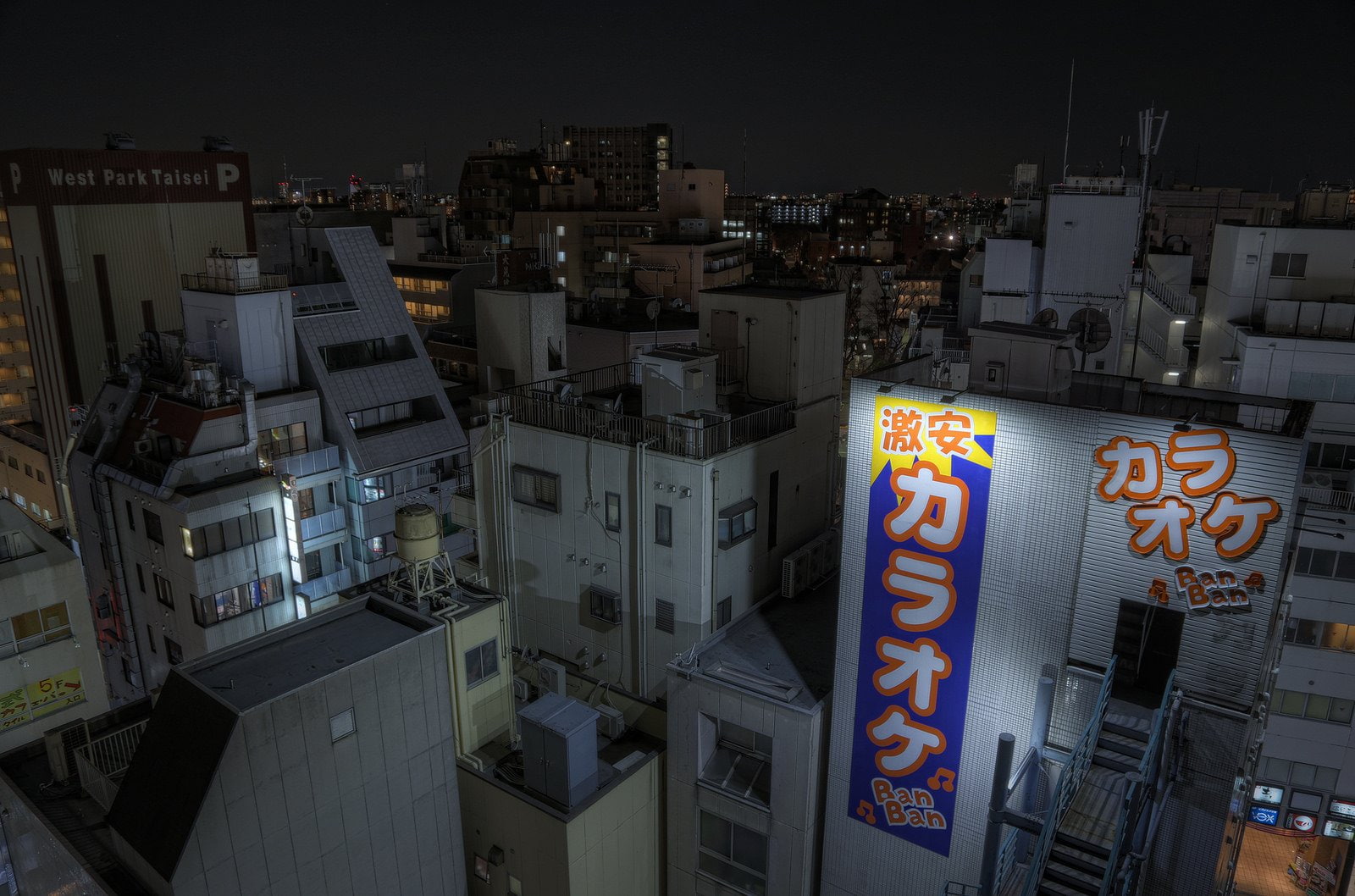 rivers, tower, japon, japan, light, cities, tokyo, panorama, 720P, architecture, building, bridges, way, panoramic, monuments, night, towers, ray, HD Wallpaper