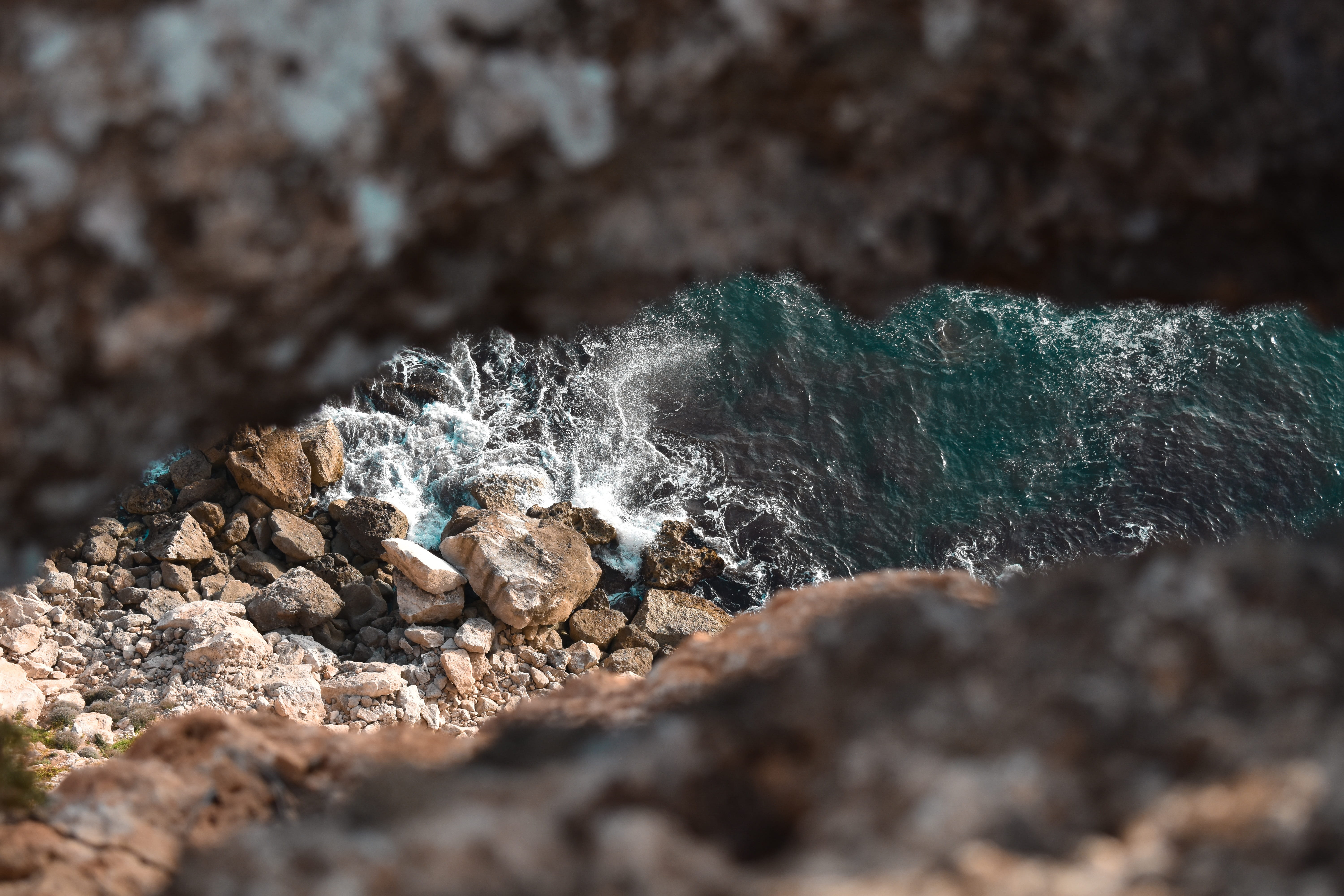 no people, animal themes, rock - object, high angle view, close-up, rough, land, selective focus, pollution, 5K, nature, motion, animals in the wild, animal, HD Wallpaper