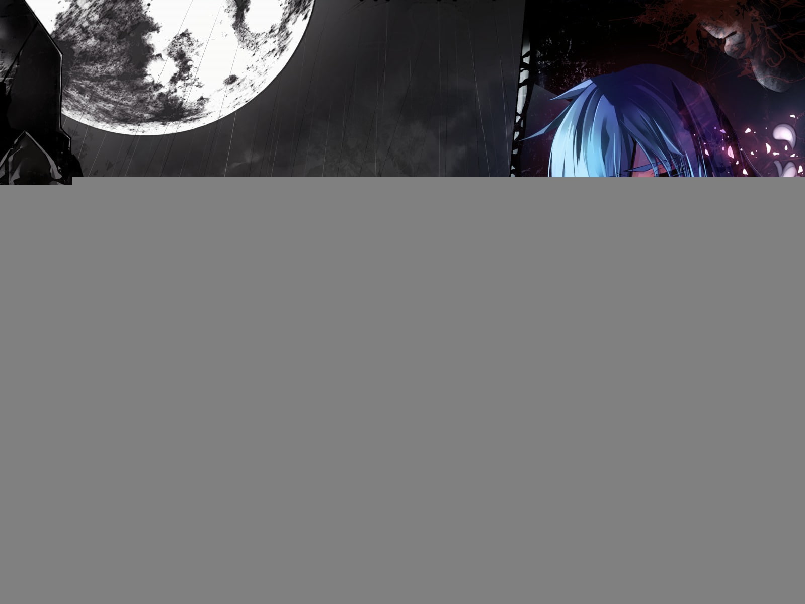 short, girl, anime, hair, dark, short hair, raining, 720P, background, dark anime, dark background, crying, HD Wallpaper